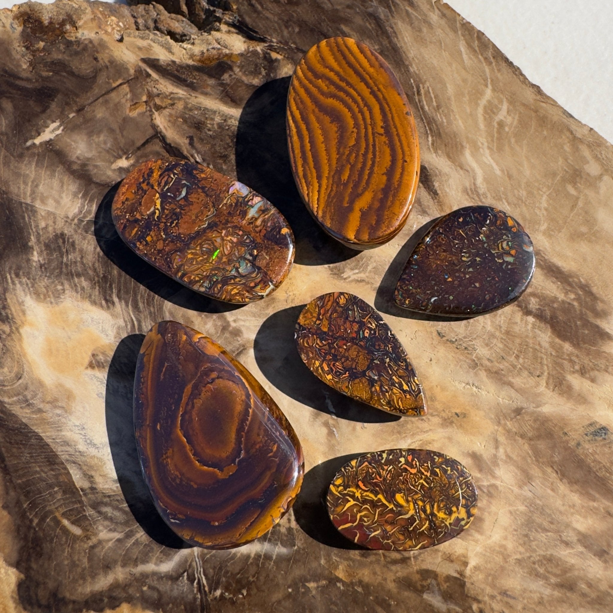 248ct Queensland Boulder Opal Parcel | Solid Australian Opal