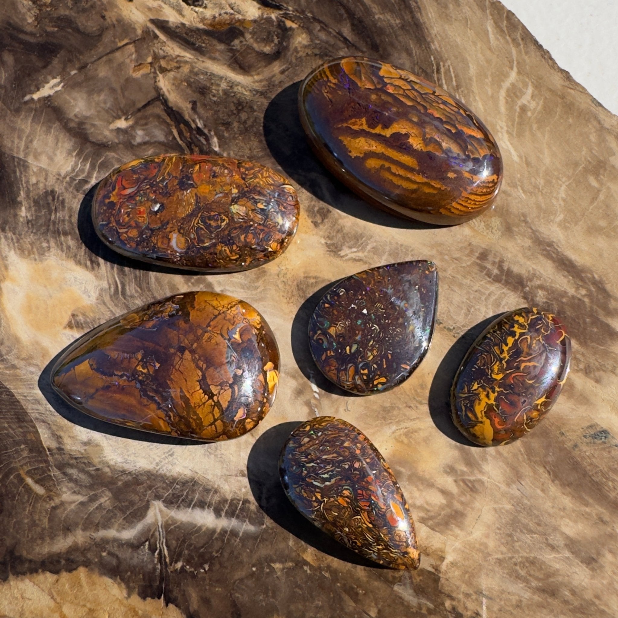 248ct Queensland Boulder Opal Parcel | Solid Australian Opal