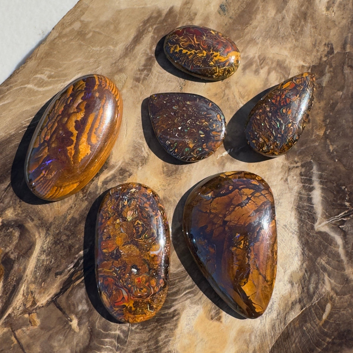 248ct Queensland Boulder Opal Parcel | Solid Australian Opal