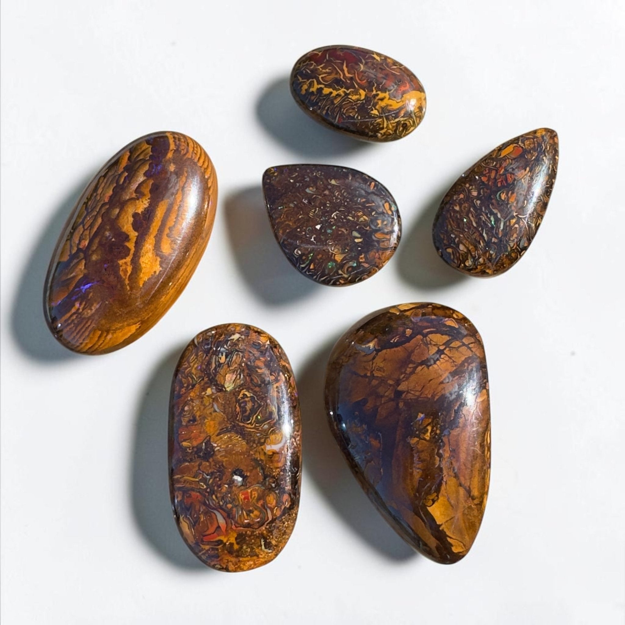 248ct Queensland Boulder Opal Parcel | Solid Australian Opal