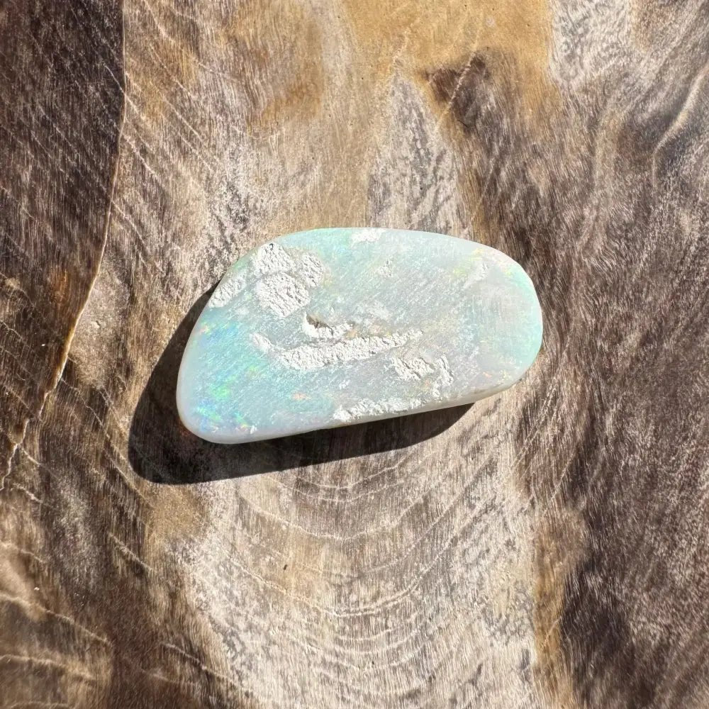 2.4carat Hand - Cut Solid Lightning Ridge Semi Black Opal