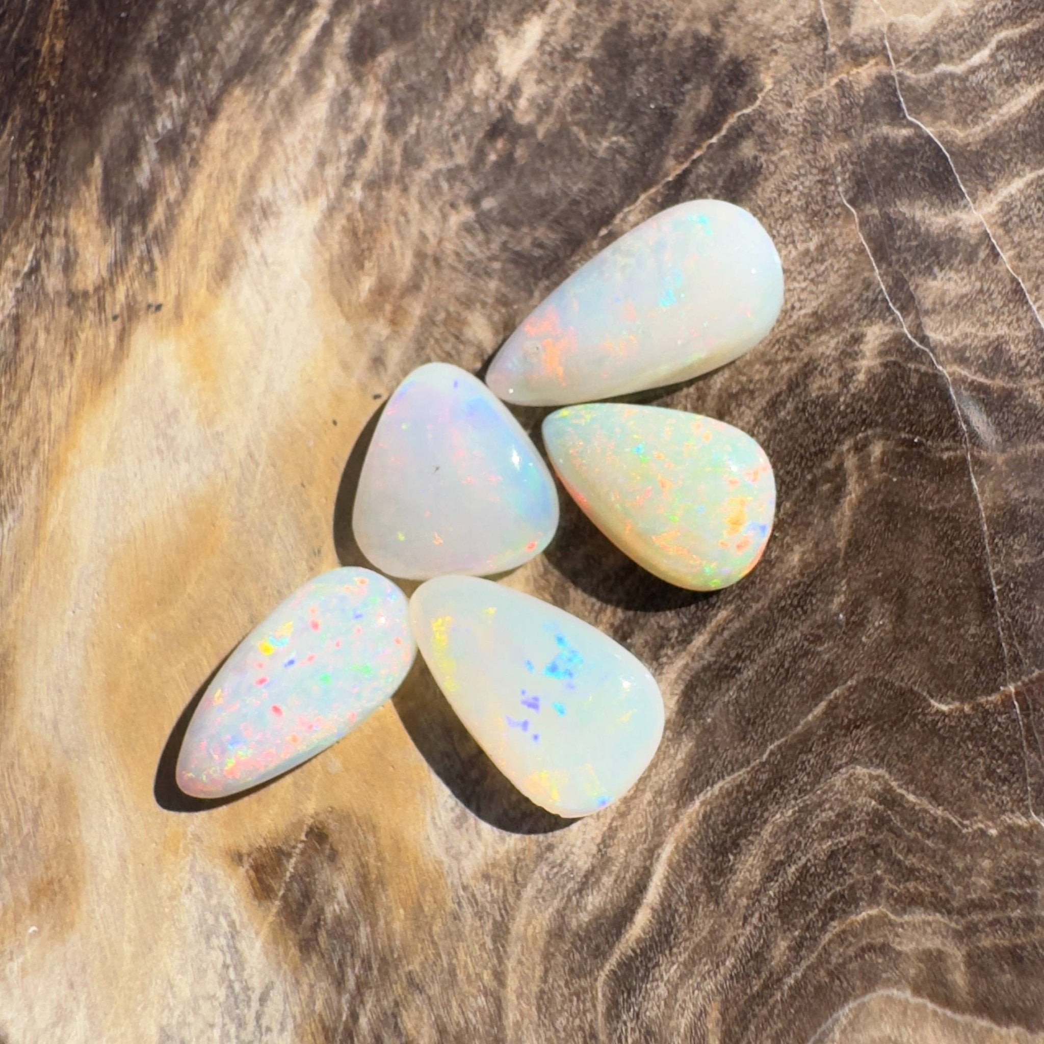 2.4CT Hand - cut Solid Australian Coober Pedy Opal Parcel