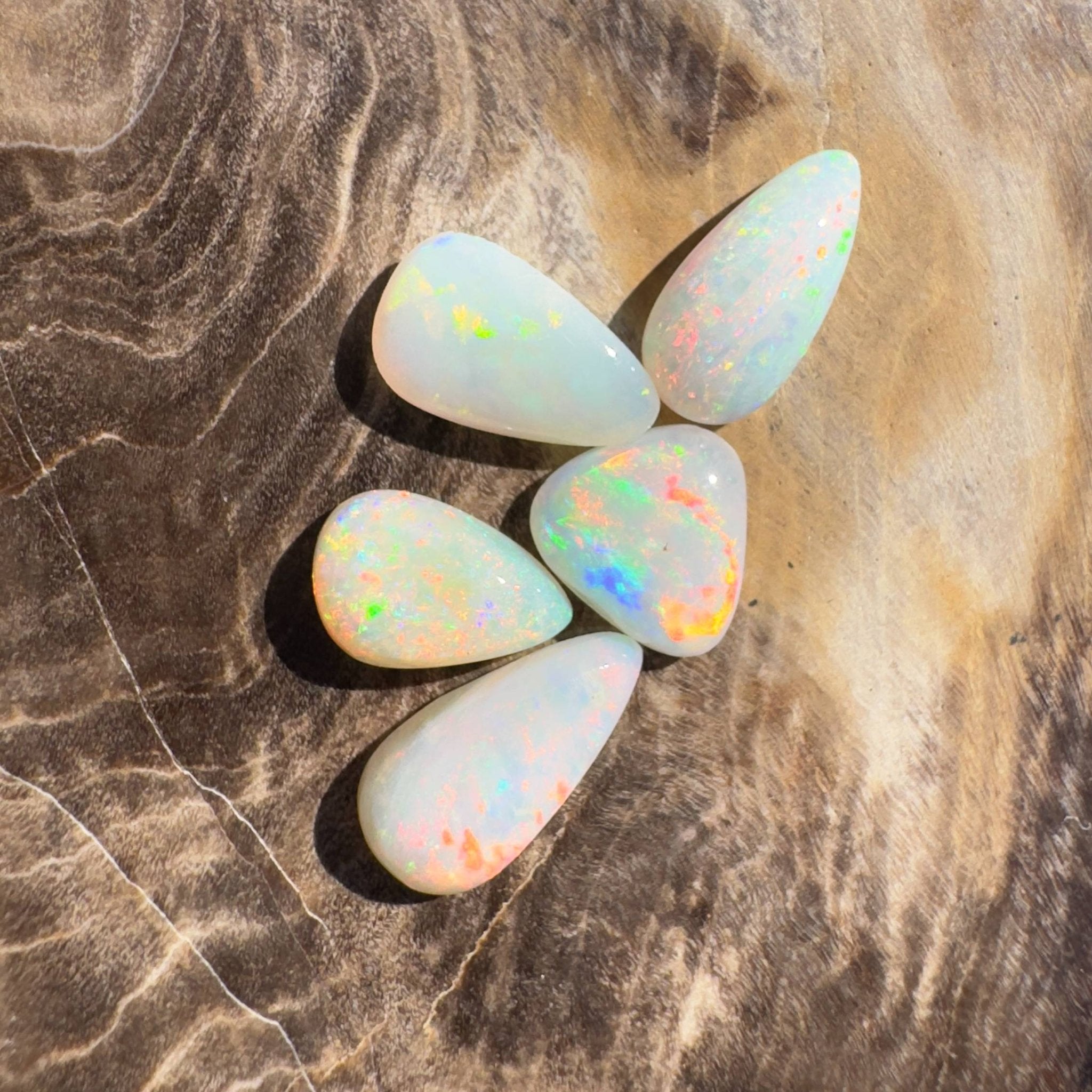 2.4CT Hand - cut Solid Australian Coober Pedy Opal Parcel