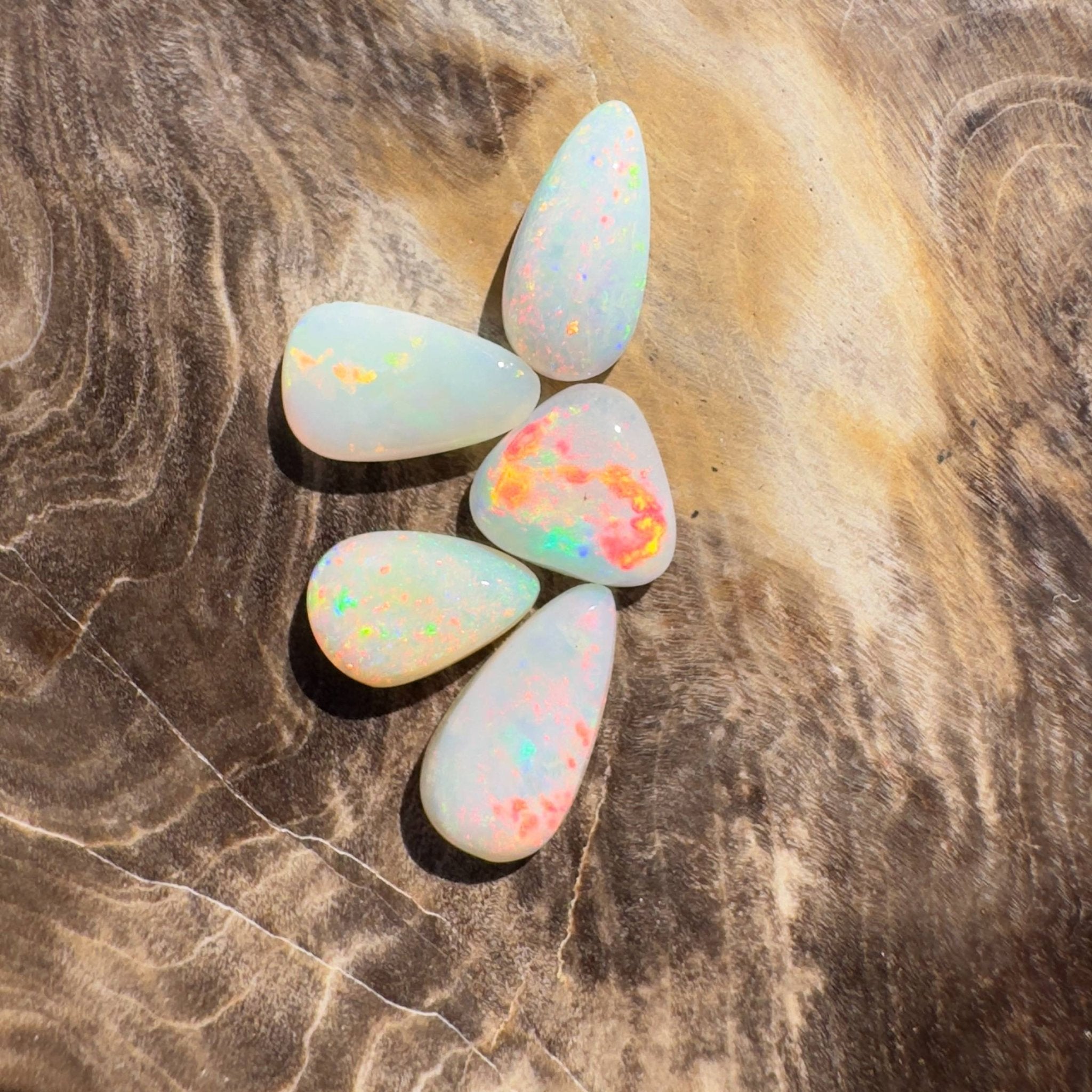 2.4CT Hand - cut Solid Australian Coober Pedy Opal Parcel