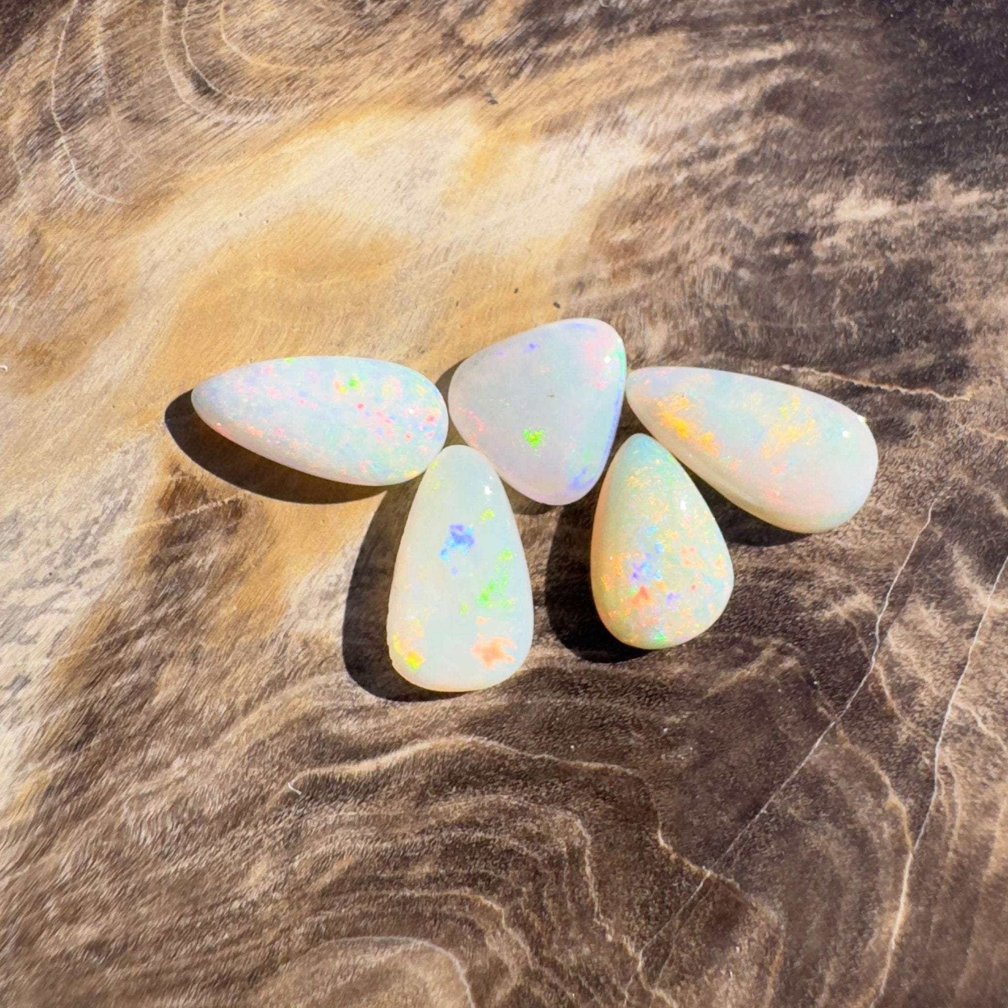 2.4CT Hand - cut Solid Australian Coober Pedy Opal Parcel