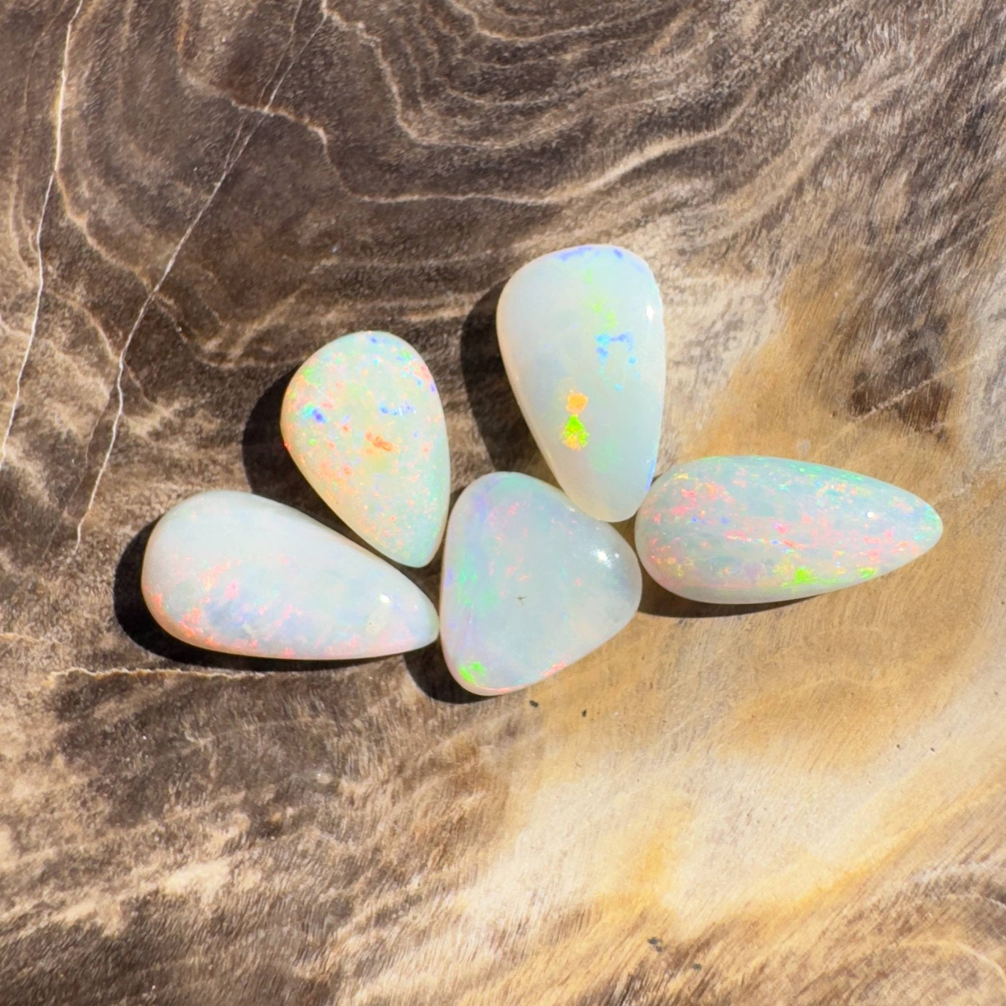 2.4CT Hand - cut Solid Australian Coober Pedy Opal Parcel