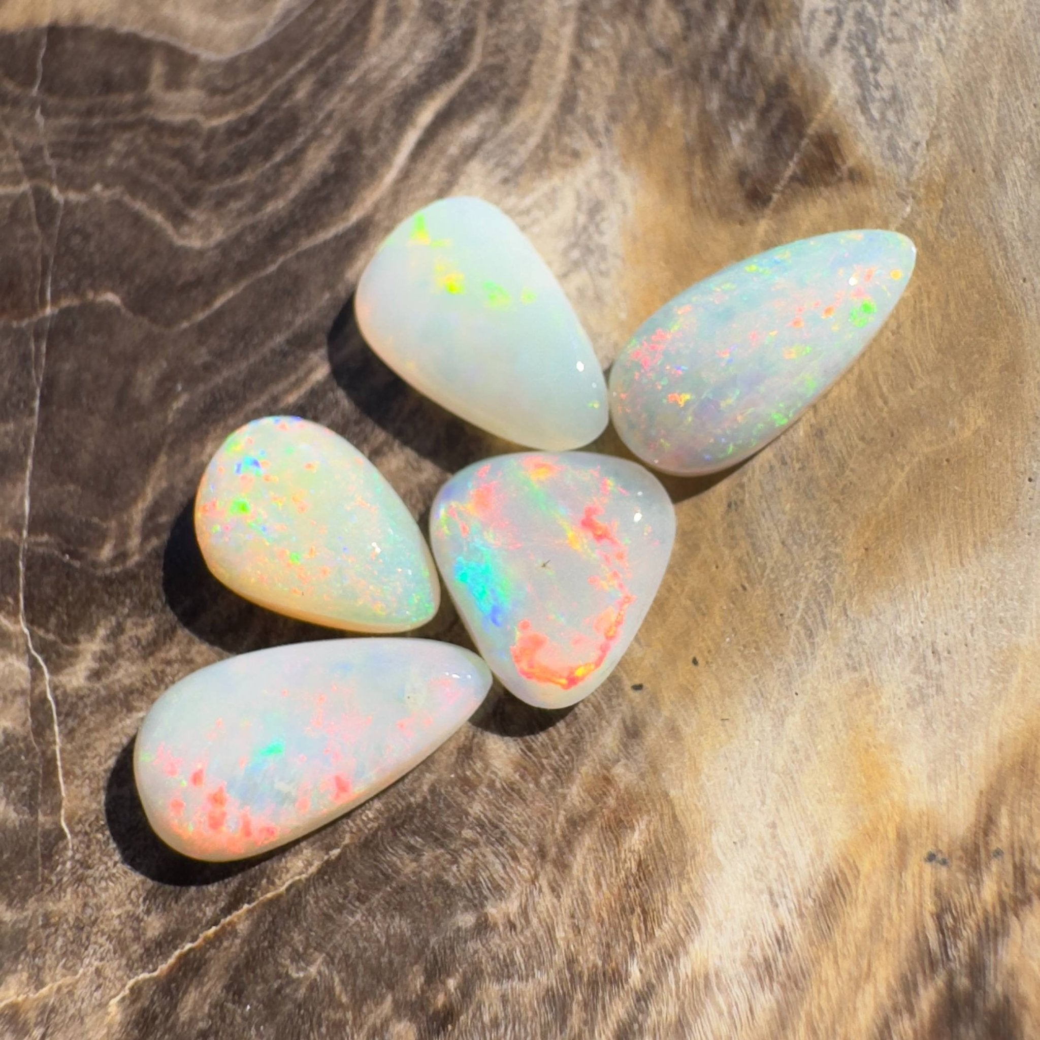 2.4CT Hand - cut Solid Australian Coober Pedy Opal Parcel