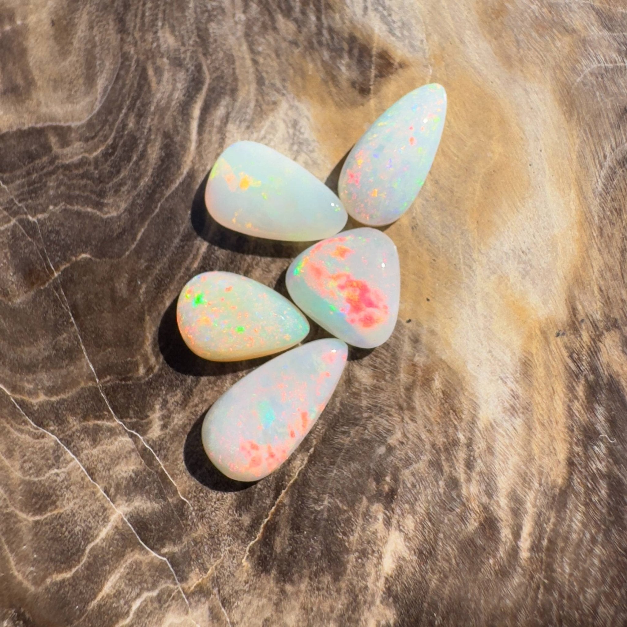 2.4CT Hand - cut Solid Australian Coober Pedy Opal Parcel