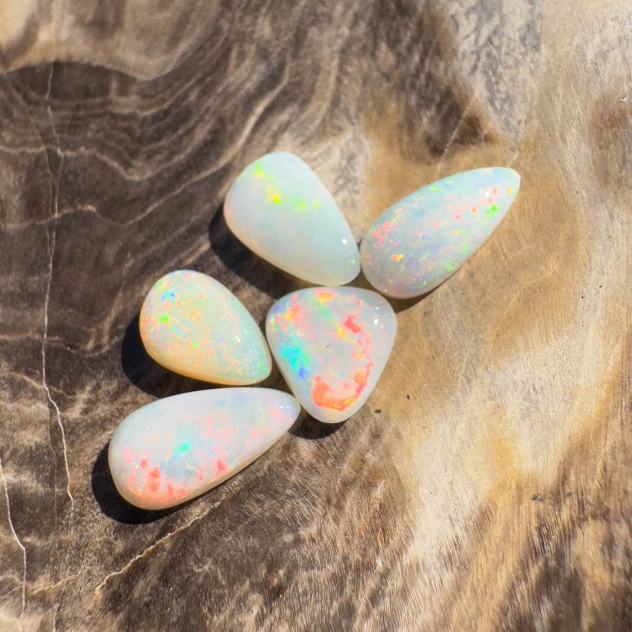 2.4CT Hand - cut Solid Australian Coober Pedy Opal Parcel