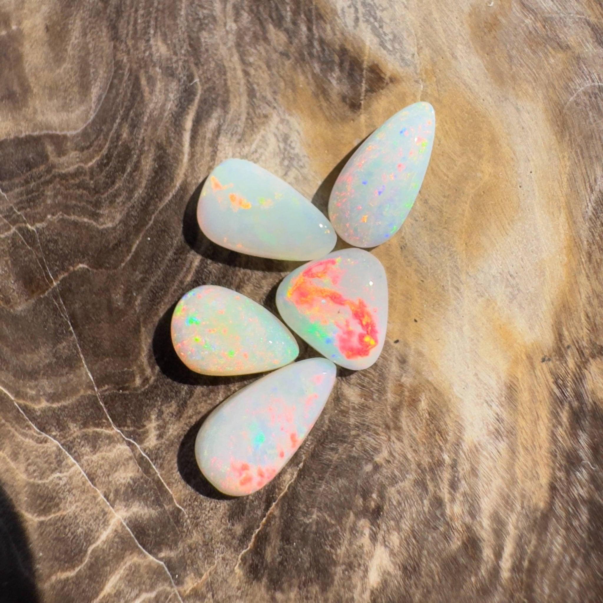 2.4CT Hand - cut Solid Australian Coober Pedy Opal Parcel