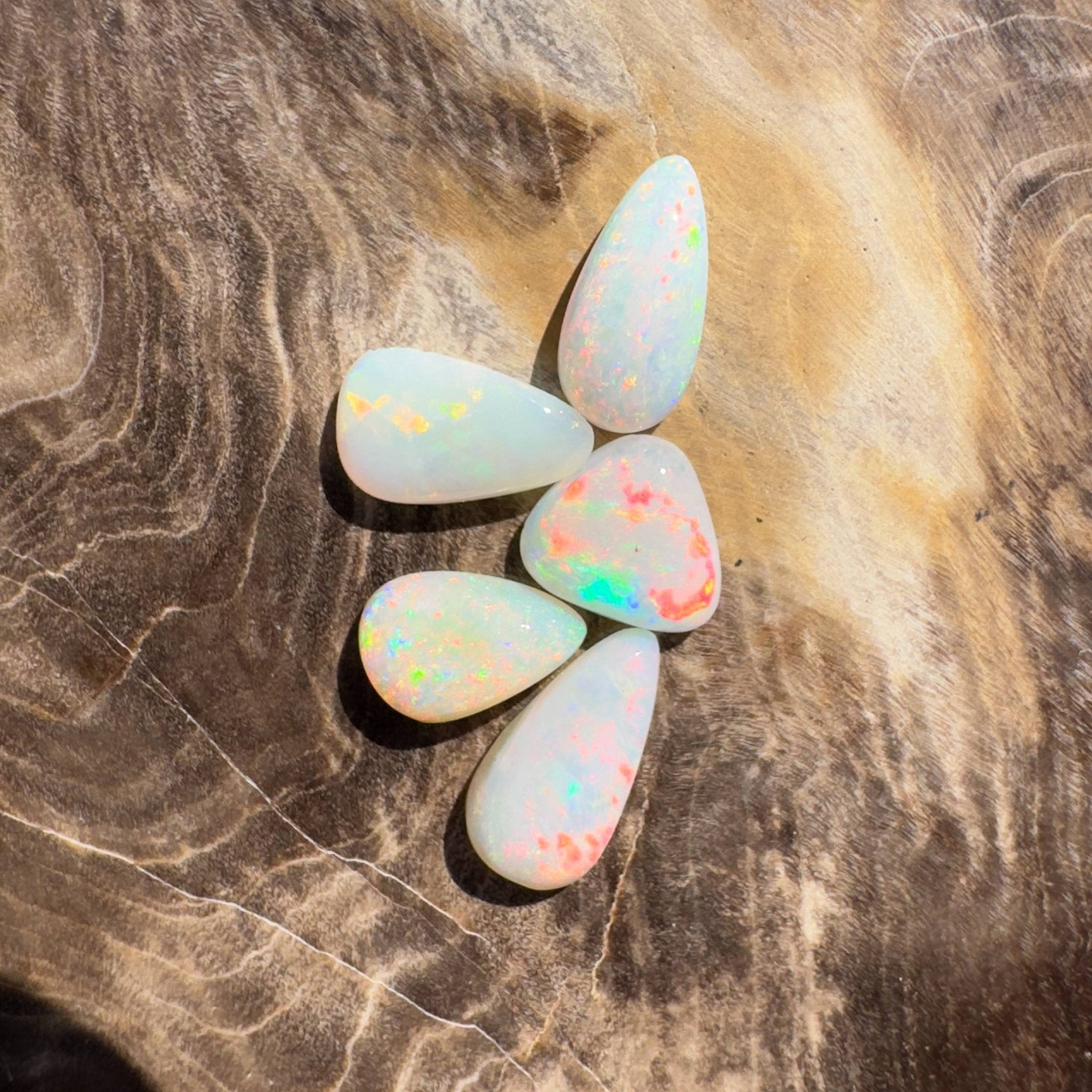 2.4CT Hand - cut Solid Australian Coober Pedy Opal Parcel