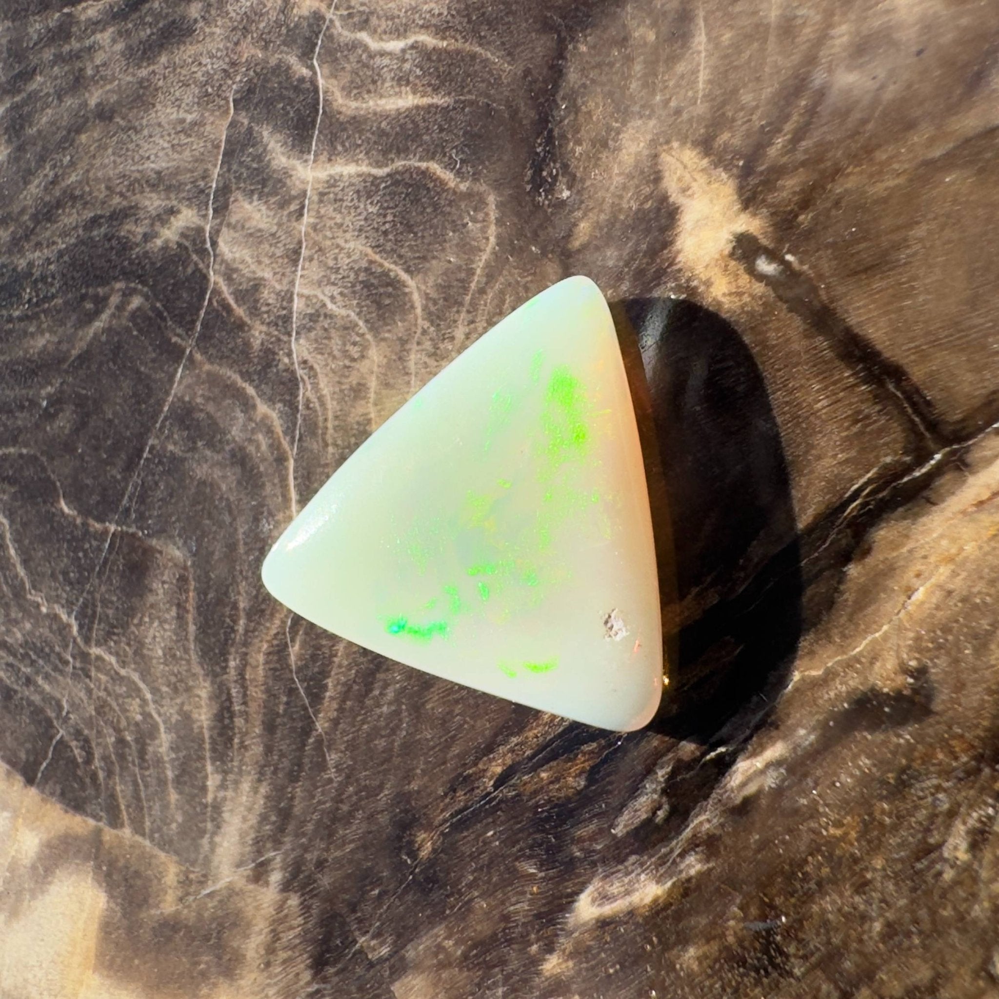 2.4ct Hand - cut Solid Australian Lightning Ridge Opal