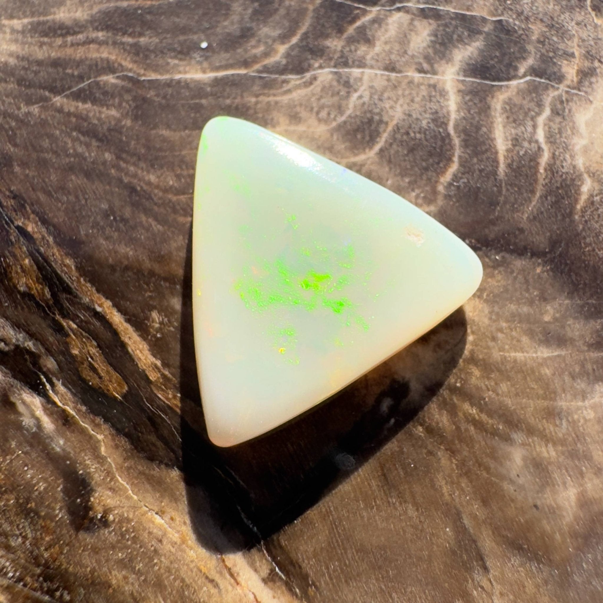 2.4ct Hand - cut Solid Australian Lightning Ridge Opal