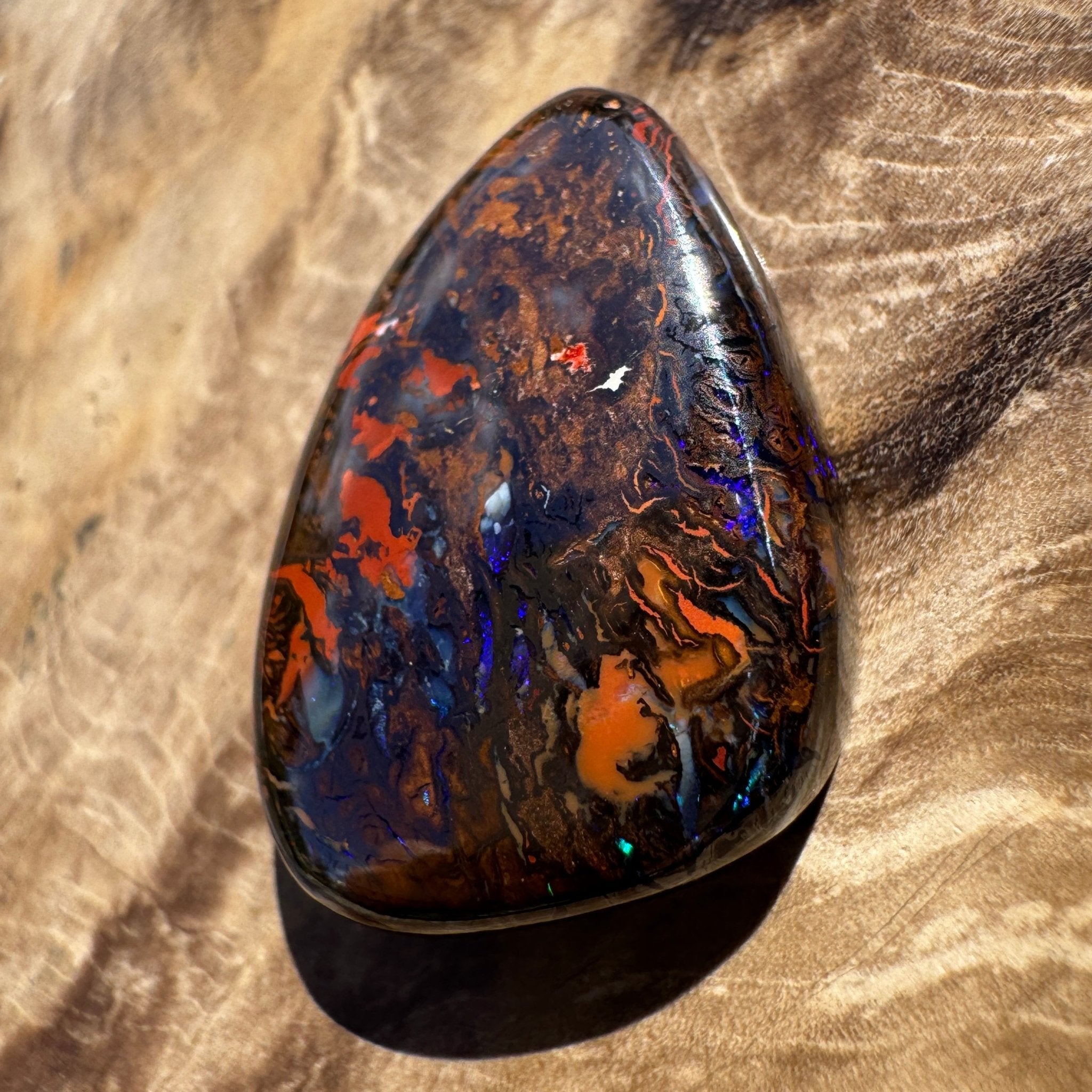 24ct Winton Queensland Boulder Opal | Solid Australian Opal | Hand-Cut
