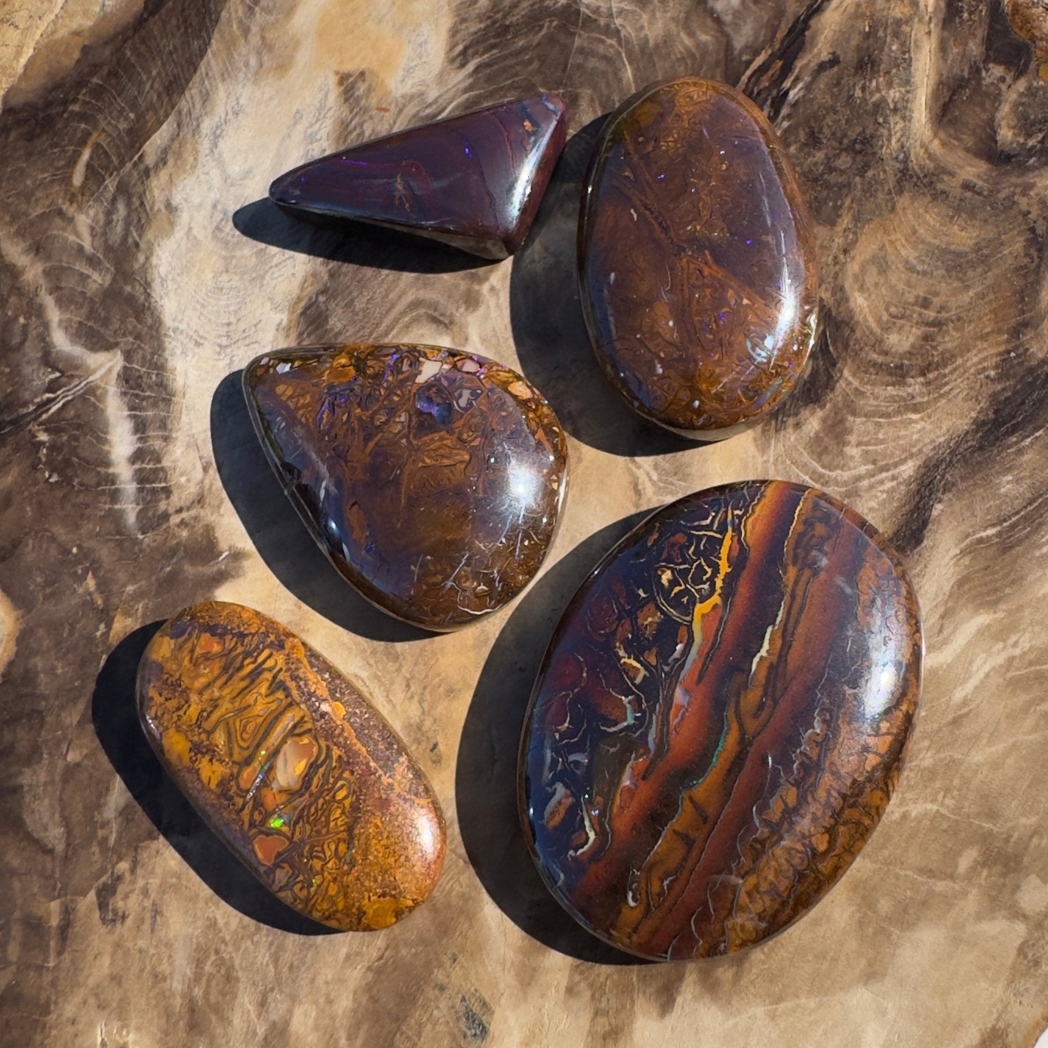 255ct Queensland Boulder Opal Parcel | Solid Australian Opal