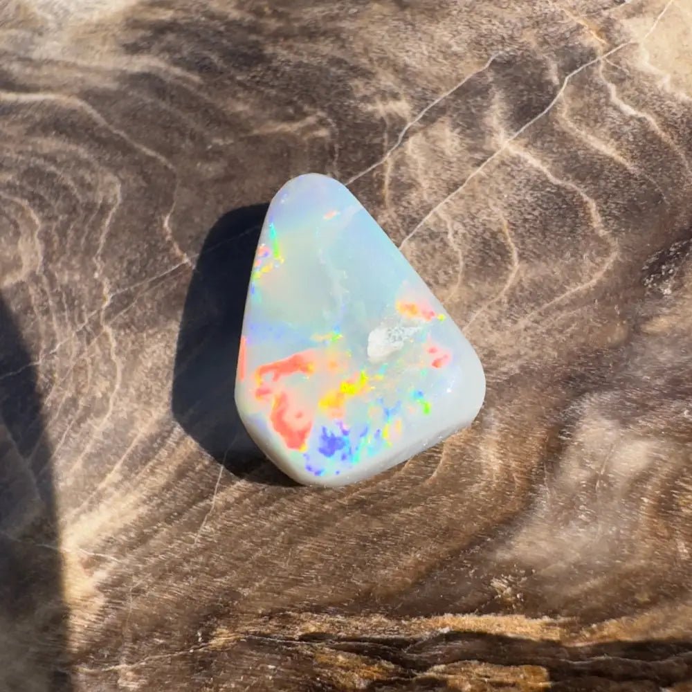 2.5ct Hand - Cut Solid Lightning Ridge Semi Black Opal