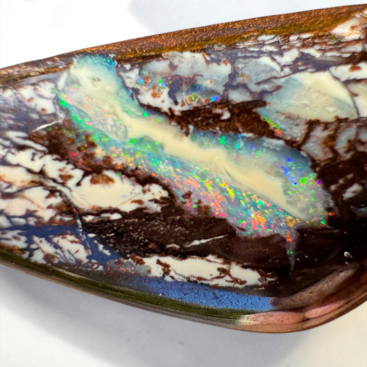 25ct Queensland Boulder Opal | Solid Australian Opal | Hand-Cut