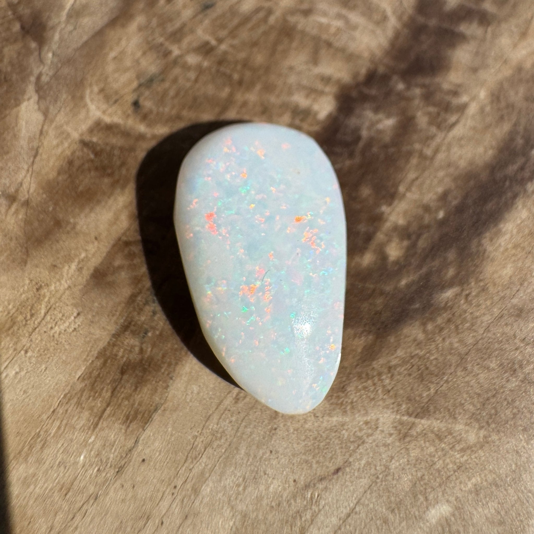 2.6ct Coober Pedy Oval Opal | Solid Australian Opal | Hand-Cut