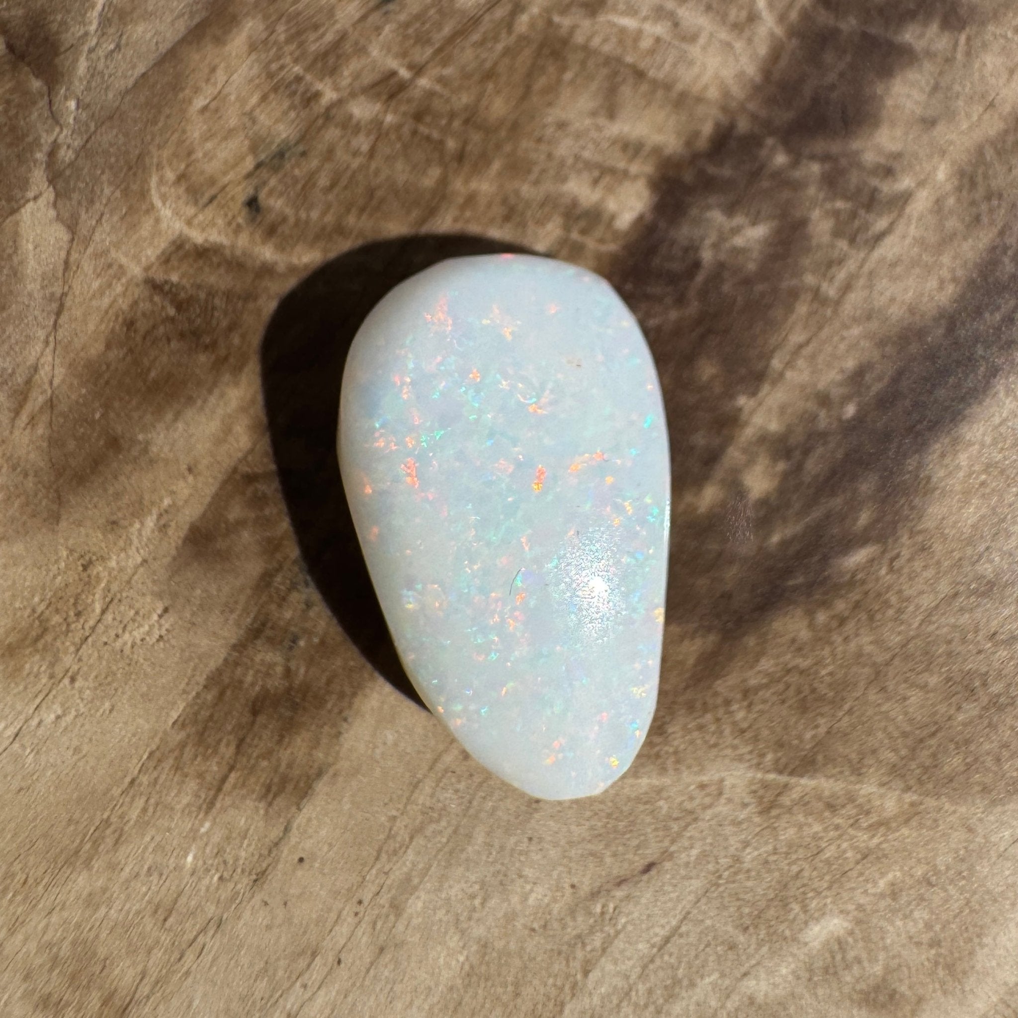 2.6ct Coober Pedy Oval Opal | Solid Australian Opal | Hand-Cut
