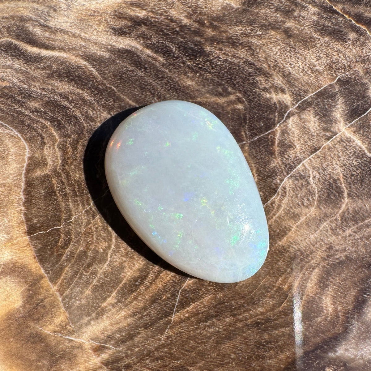 2.6ct Lightning Ridge Dark Crystal Opal | Solid Australian Opal | Hand-Cut