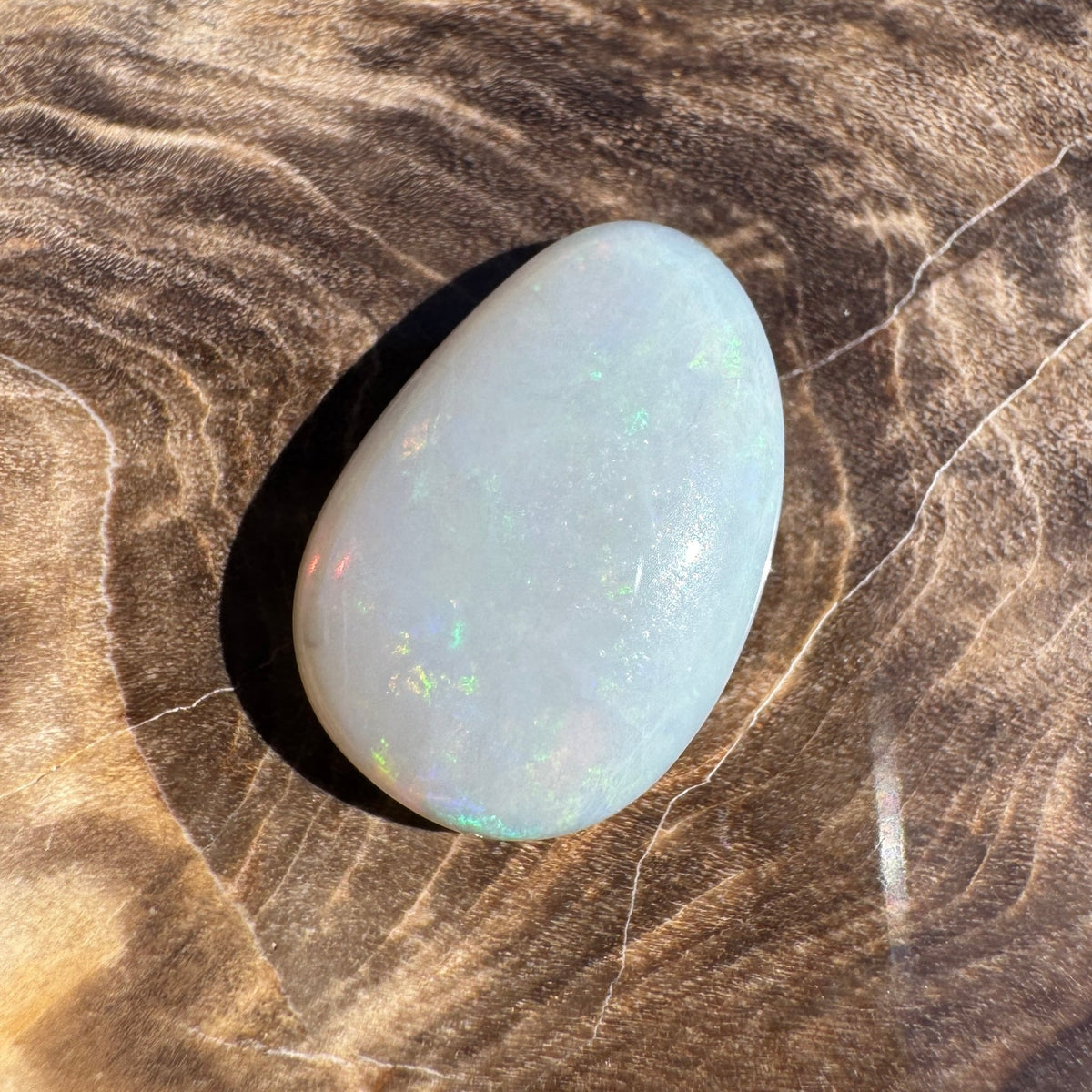 2.6ct Lightning Ridge Dark Crystal Opal | Solid Australian Opal | Hand-Cut