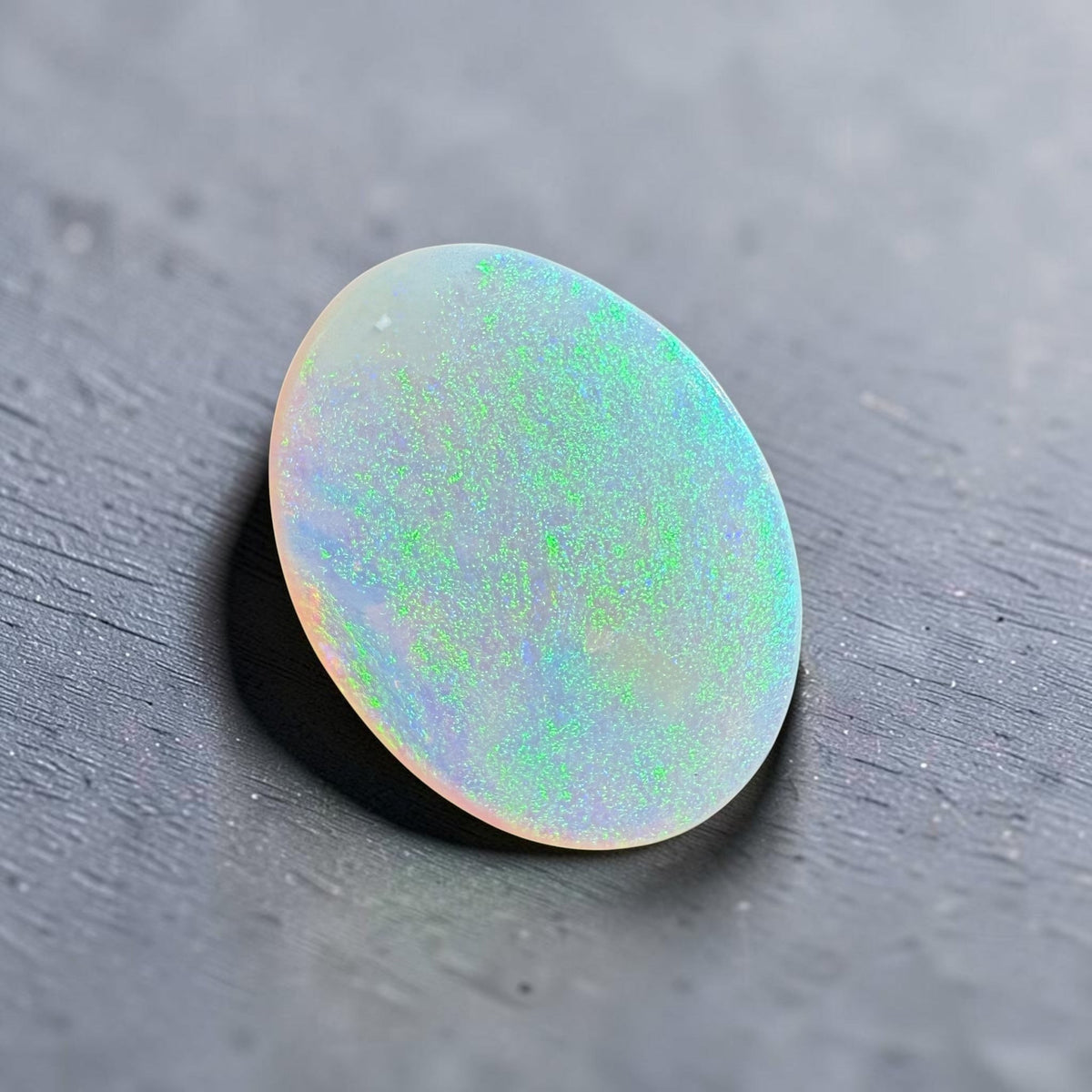 2.6ct Lightning Ridge White Opal | Solid Australian Opal | Hand-Cut