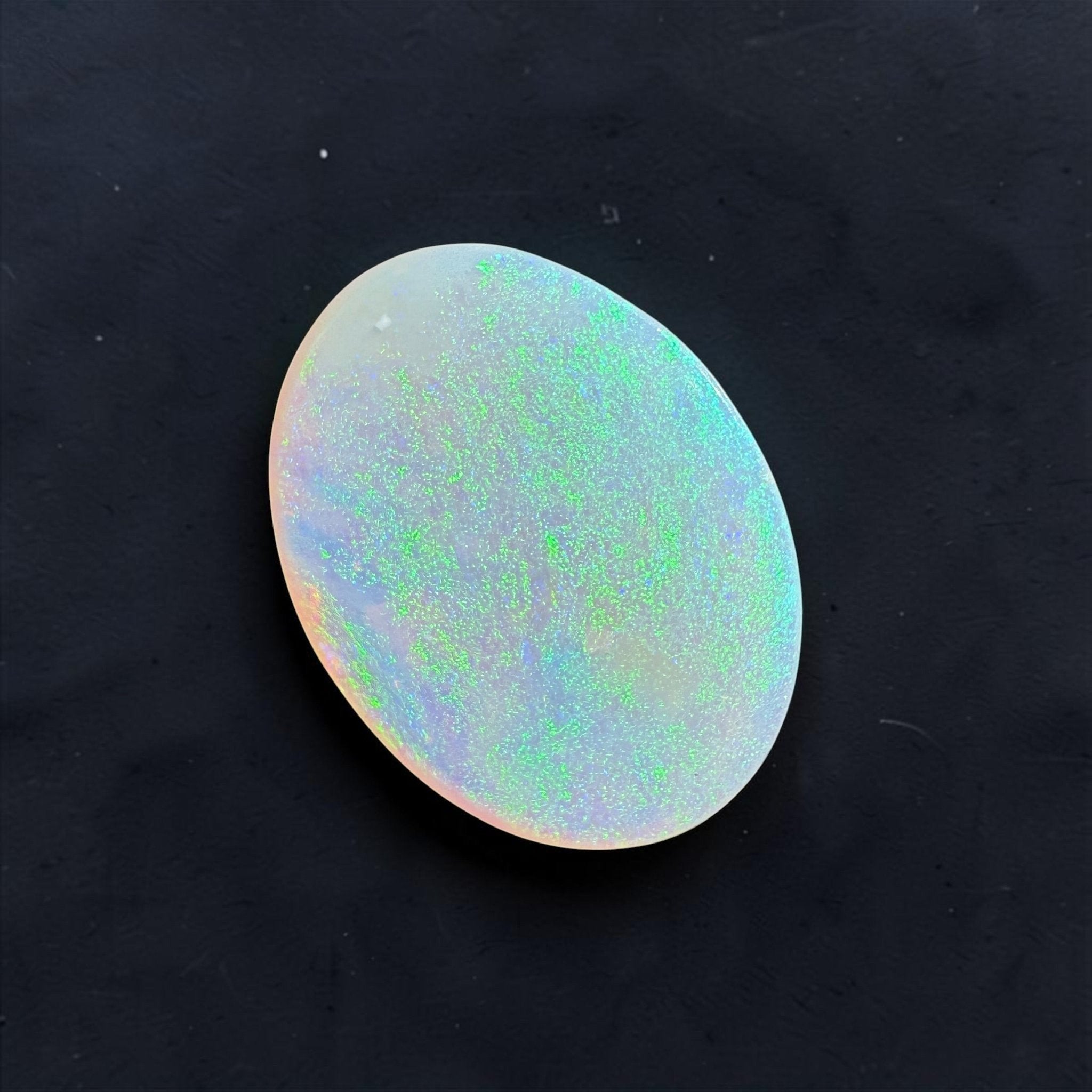 2.6ct Lightning Ridge White Opal | Solid Australian Opal | Hand-Cut