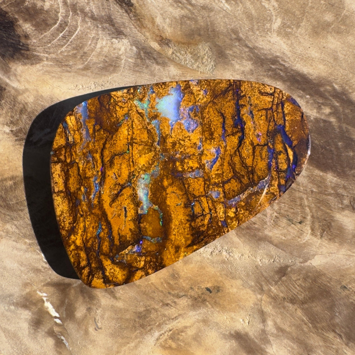 26ct Queensland Boulder Opal | Solid Australian Opal | Hand-Cut