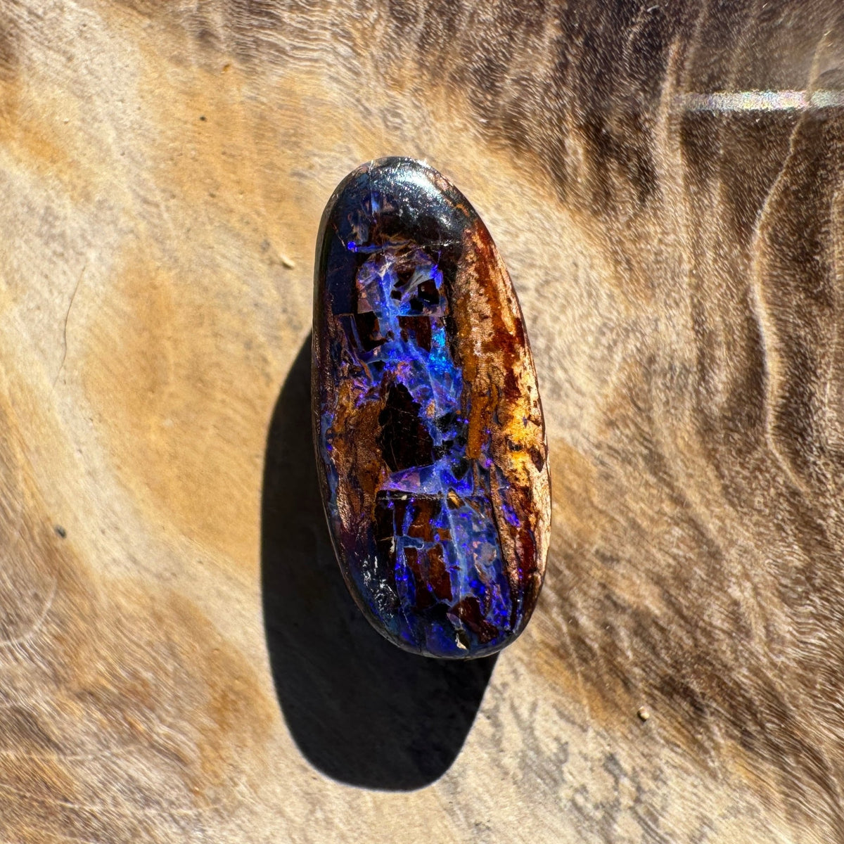 2.6ct Queensland Boulder Opal | Solid Australian Opal | Hand-Cut