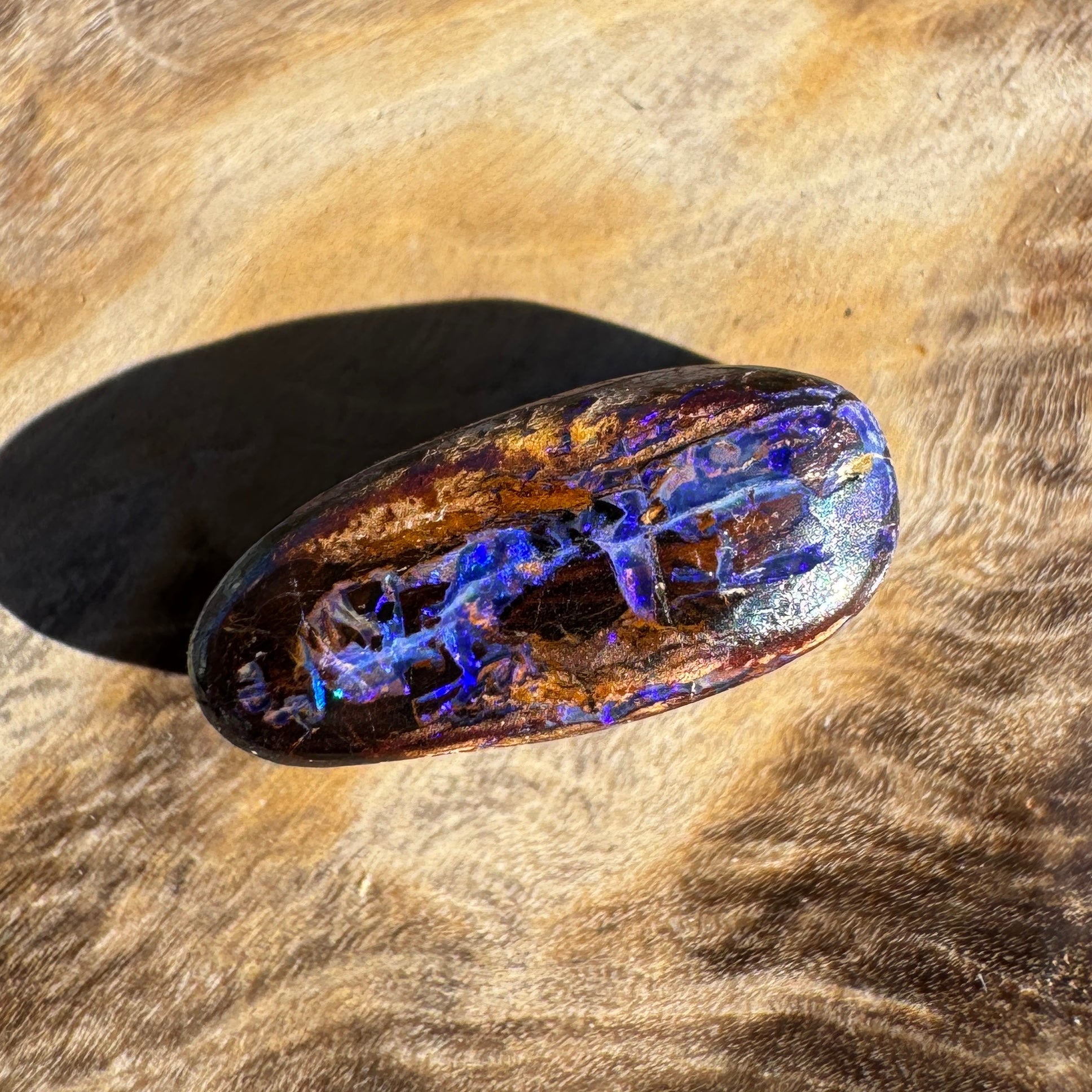 2.6ct Queensland Boulder Opal | Solid Australian Opal | Hand-Cut