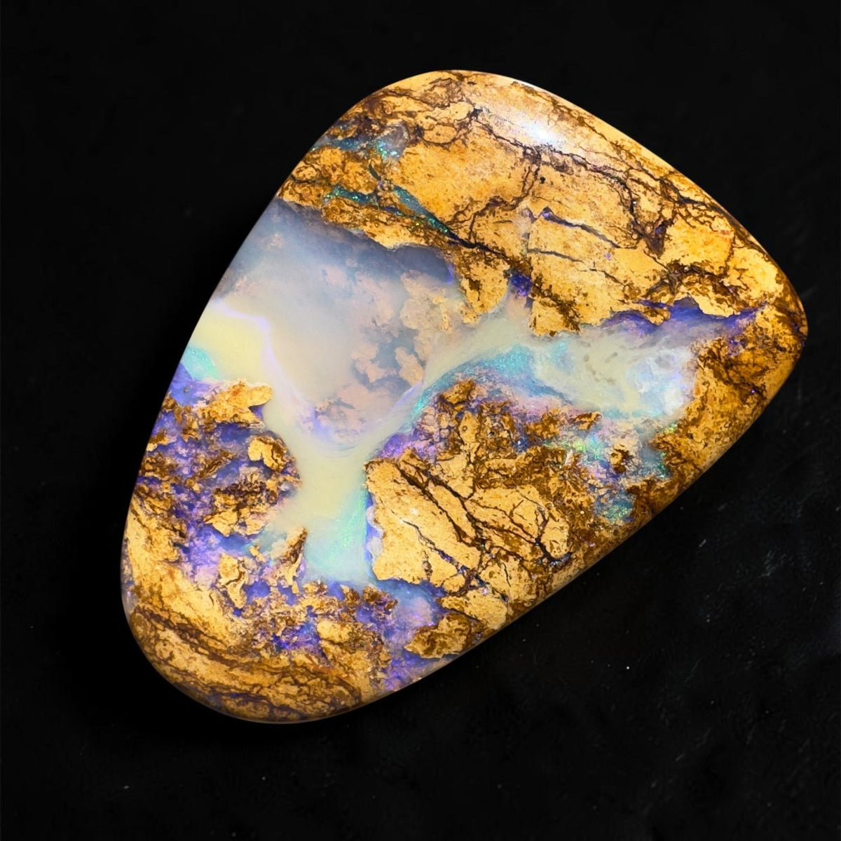 26ct Queensland Boulder Opal | Solid Australian Opal | Hand-Cut