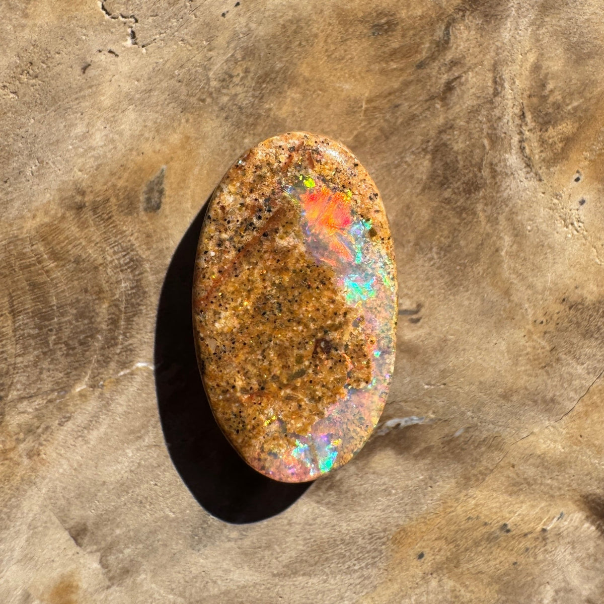 2.6ct Queensland Boulder Opal | Solid Australian Opal | Hand-Cut
