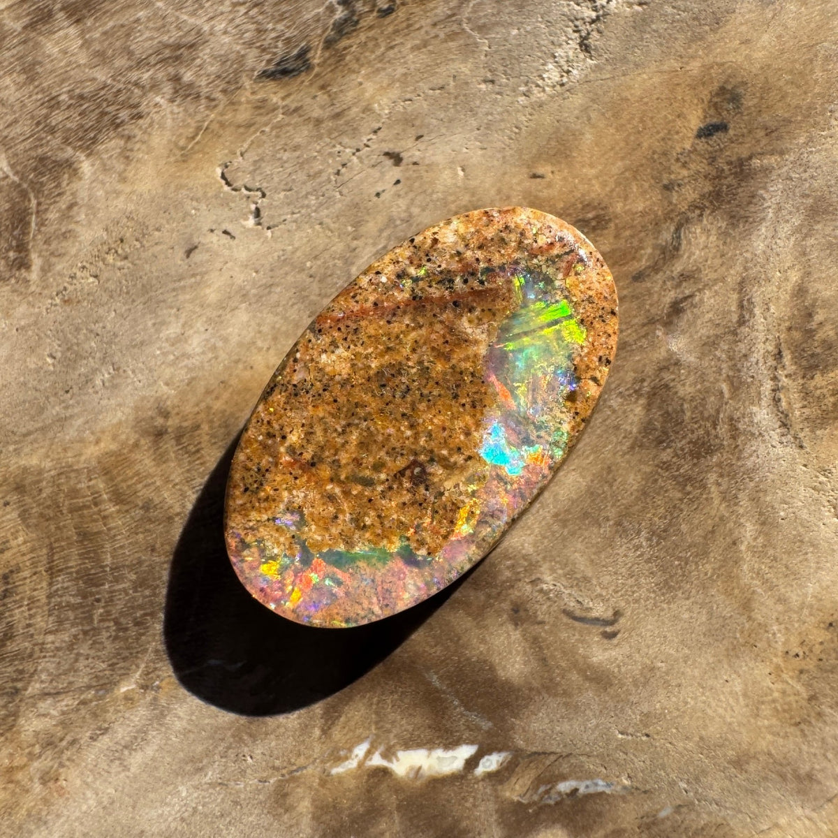 2.6ct Queensland Boulder Opal | Solid Australian Opal | Hand-Cut