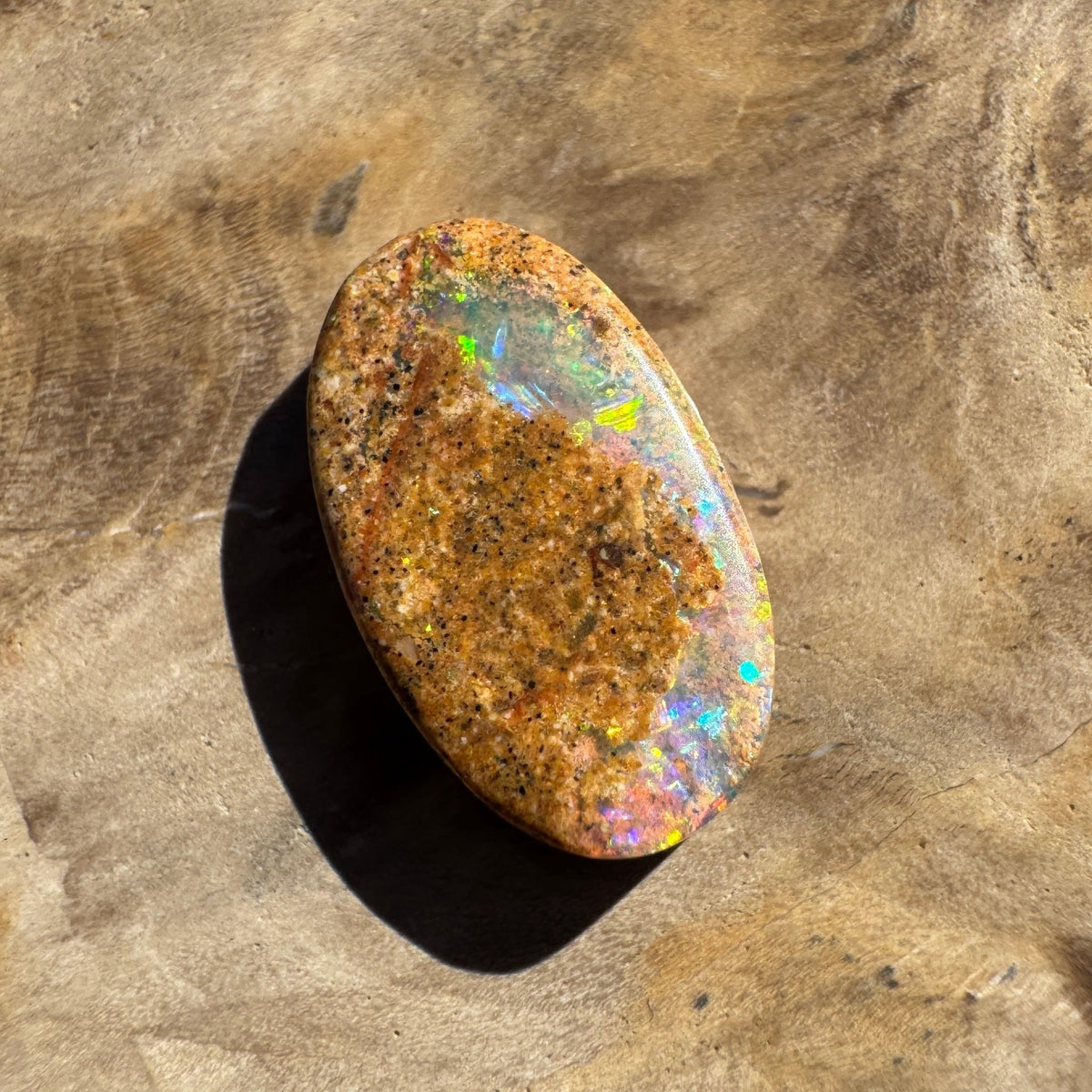 2.6ct Queensland Boulder Opal | Solid Australian Opal | Hand-Cut