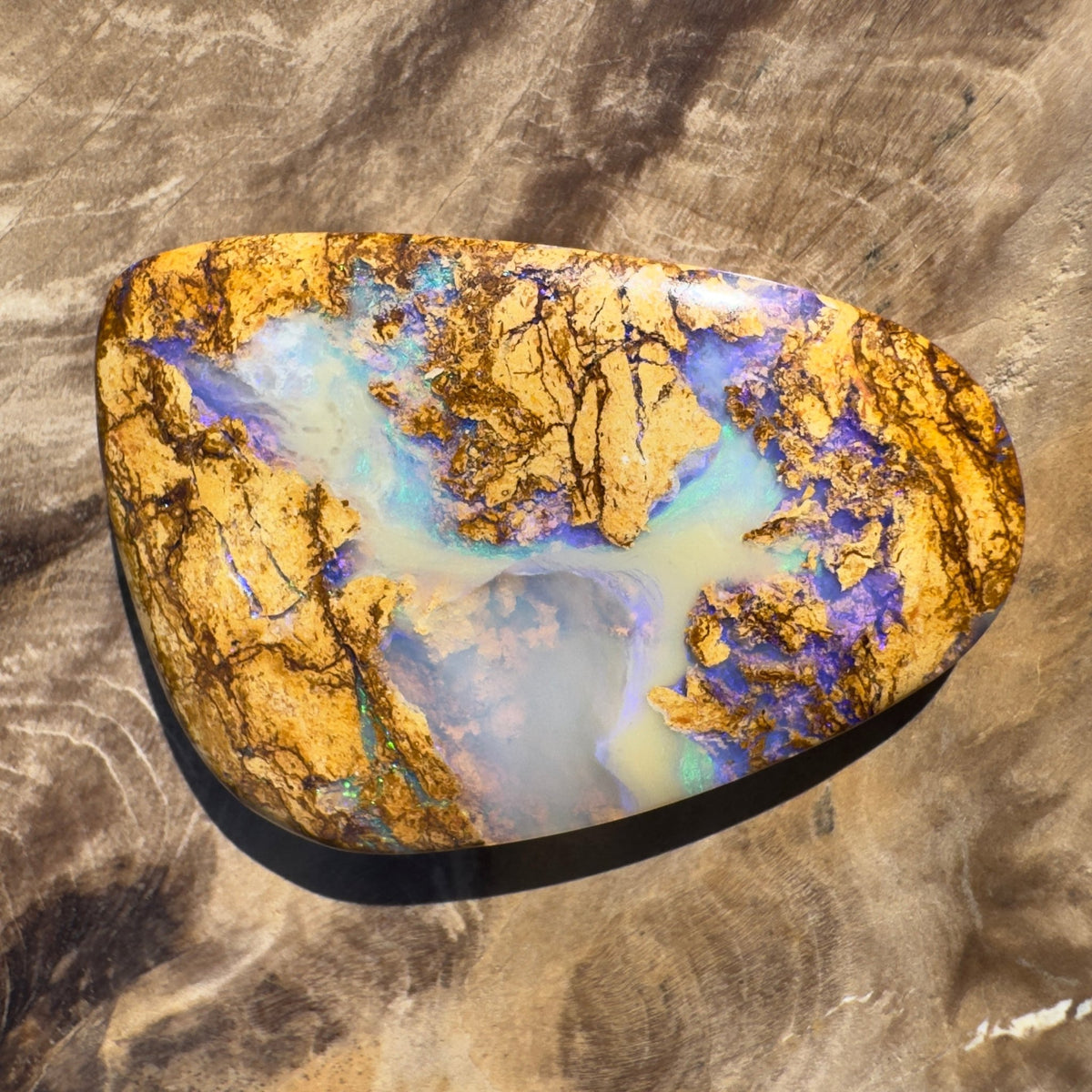 26ct Queensland Boulder Opal | Solid Australian Opal | Hand-Cut