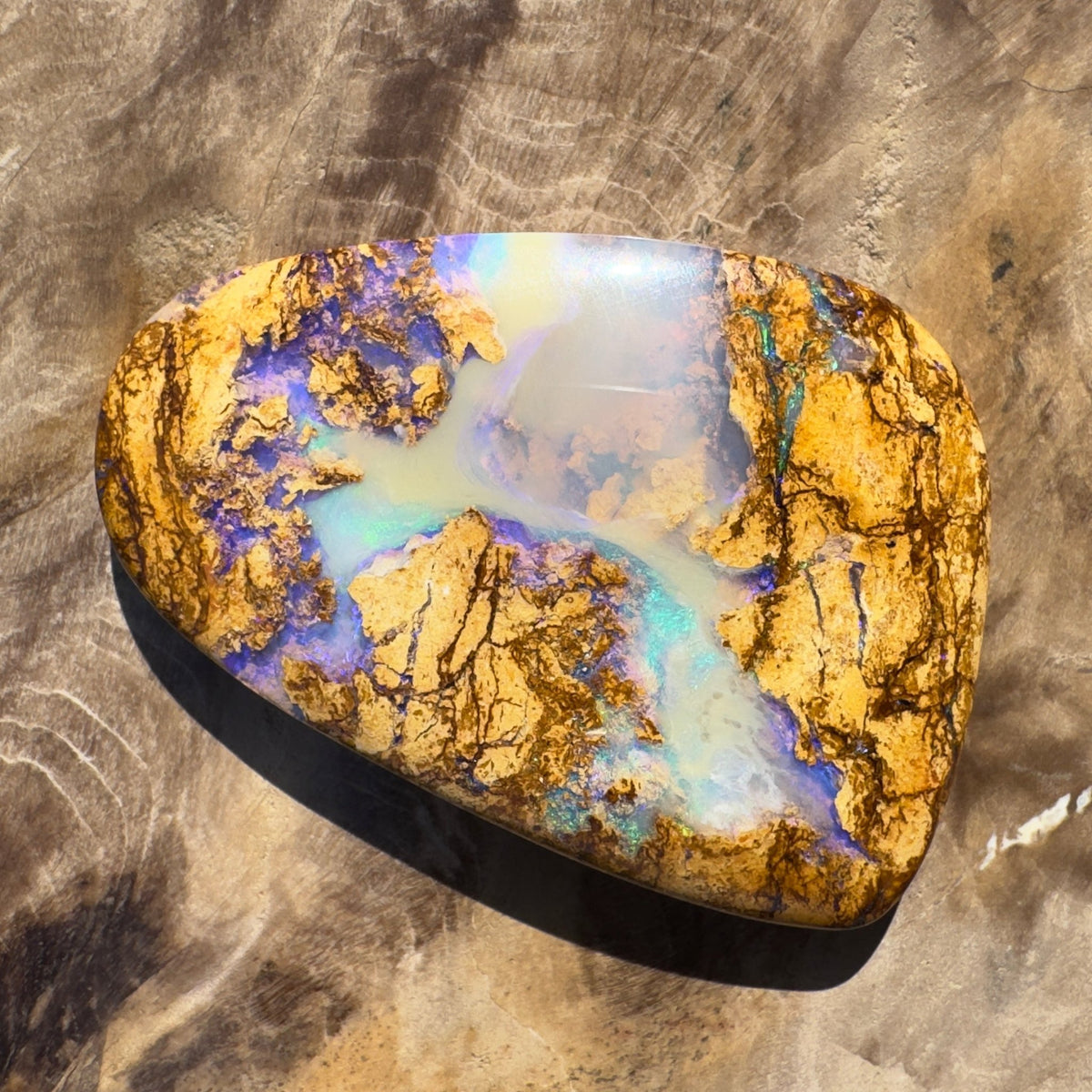 26ct Queensland Boulder Opal | Solid Australian Opal | Hand-Cut