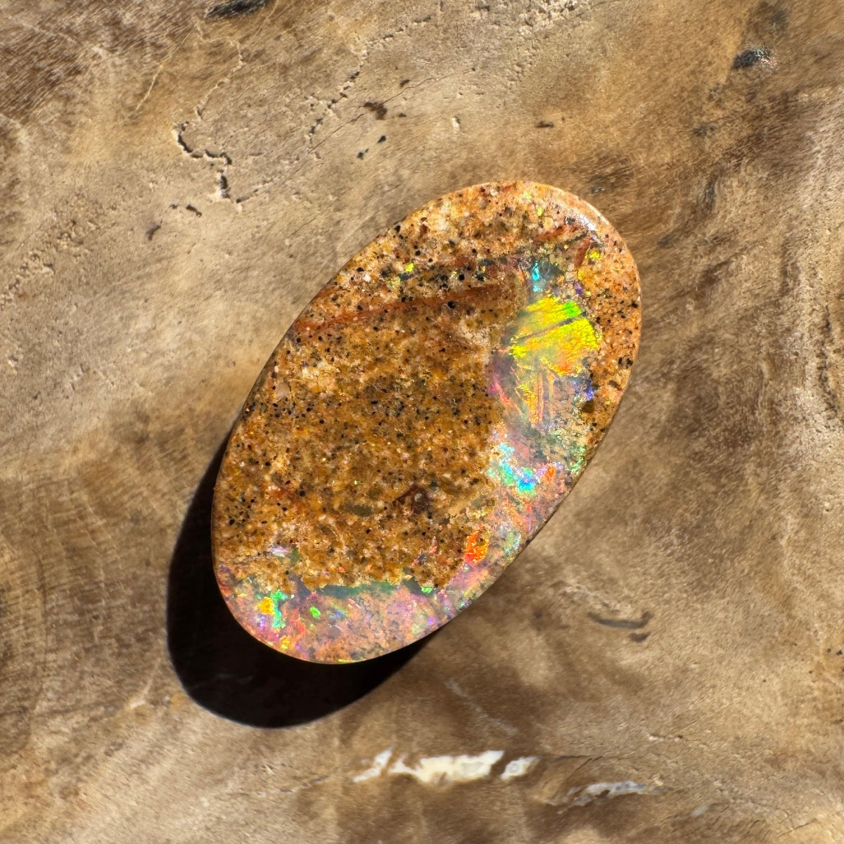 2.6ct Queensland Boulder Opal | Solid Australian Opal | Hand-Cut