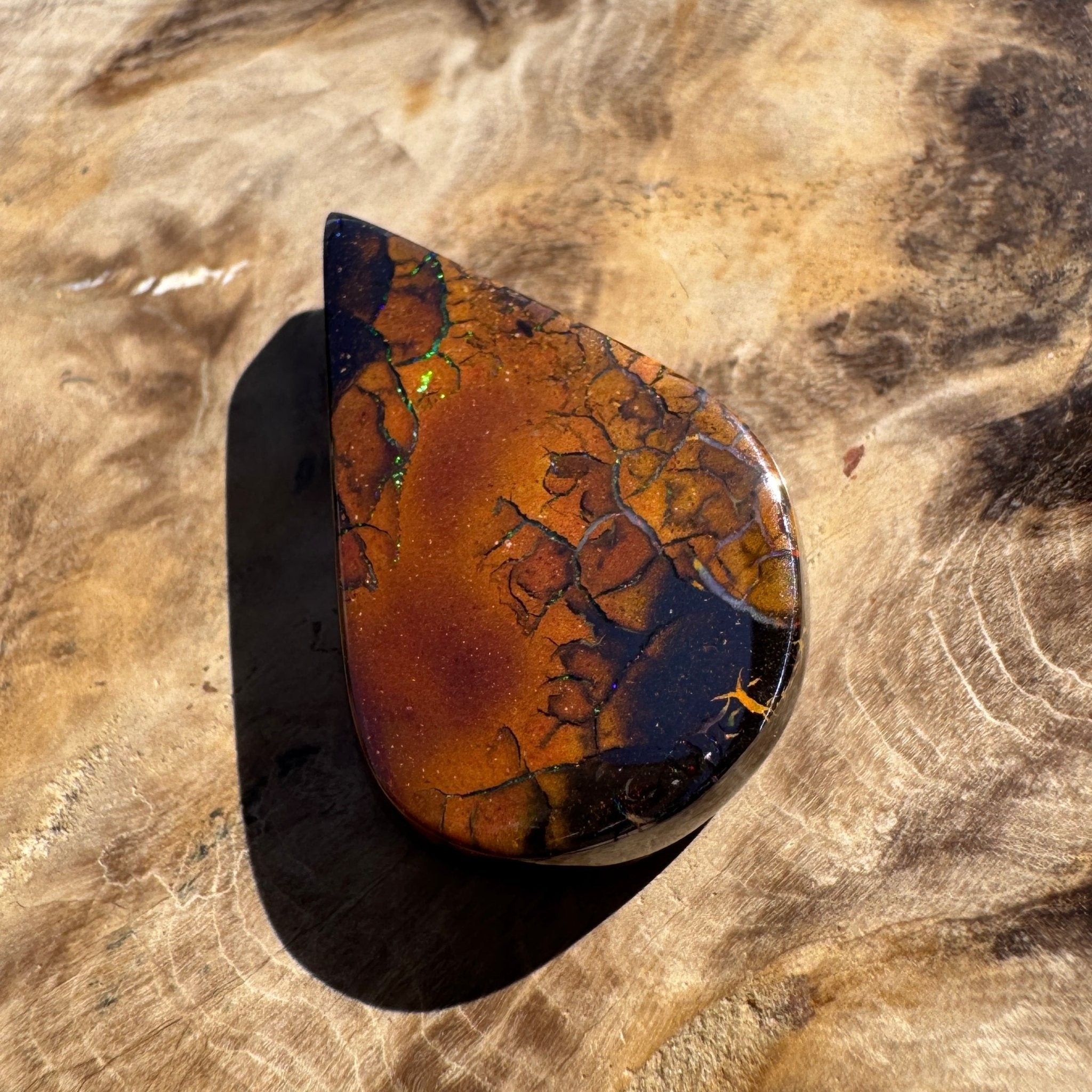 27ct Queensland Boulder Opal | Solid Australian Opal | Hand-Cut