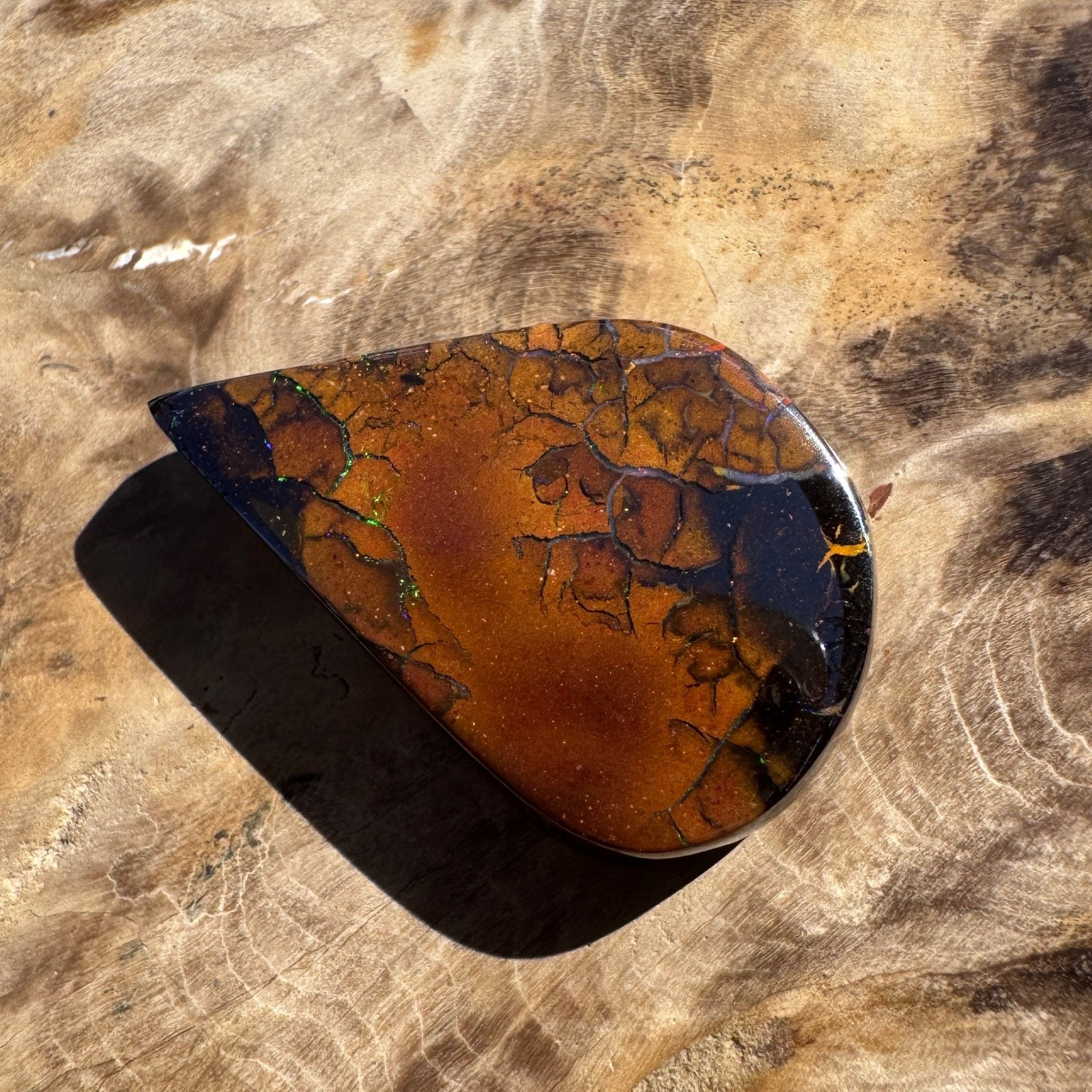 27ct Queensland Boulder Opal | Solid Australian Opal | Hand-Cut
