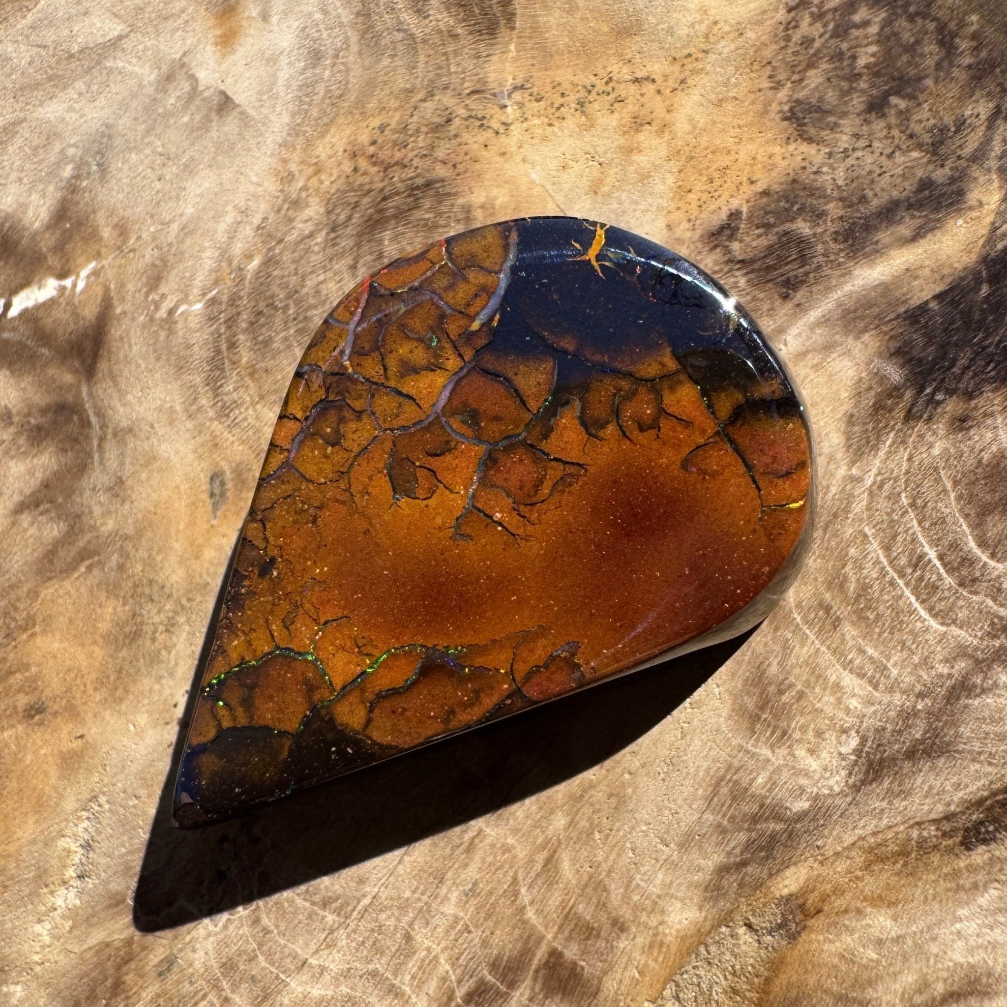 27ct Queensland Boulder Opal | Solid Australian Opal | Hand-Cut