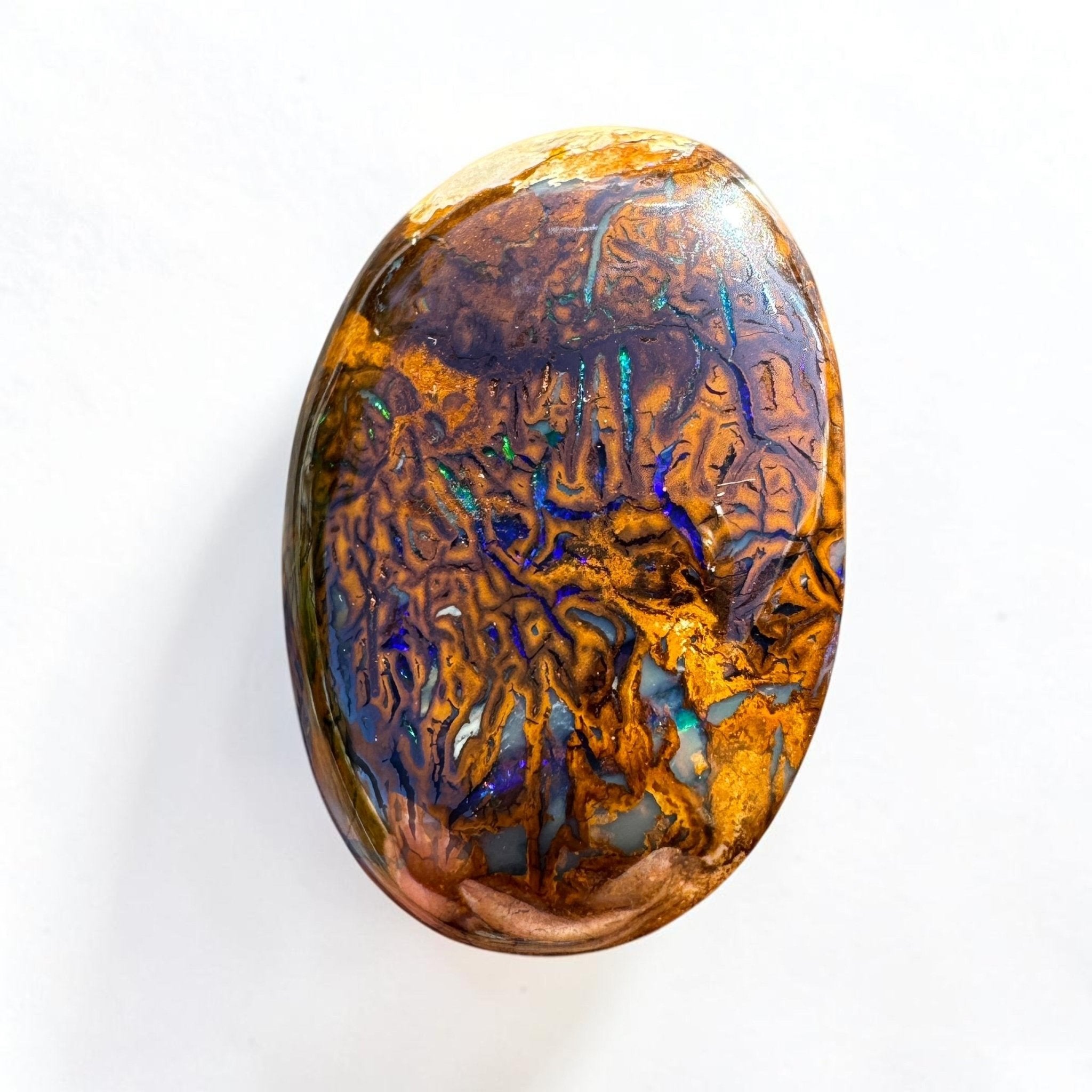 28.4ct Queensland Boulder Opal | Solid Australian Opal | Hand-Cut