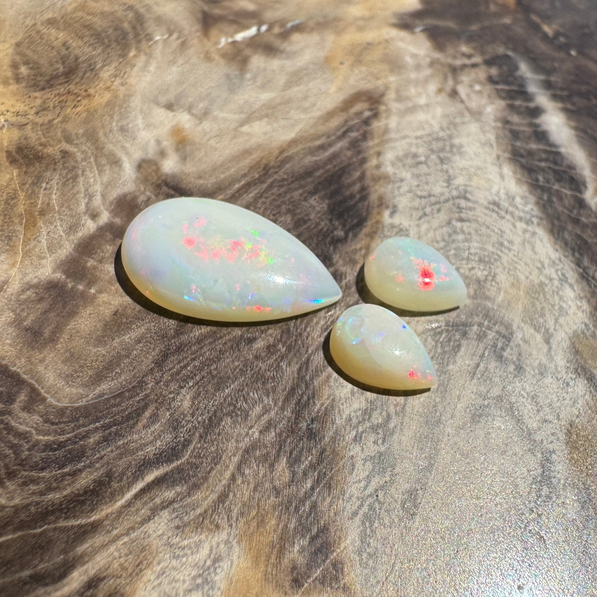 2.8ct Hand - cut Solid Coober Pedy Opal Parcel