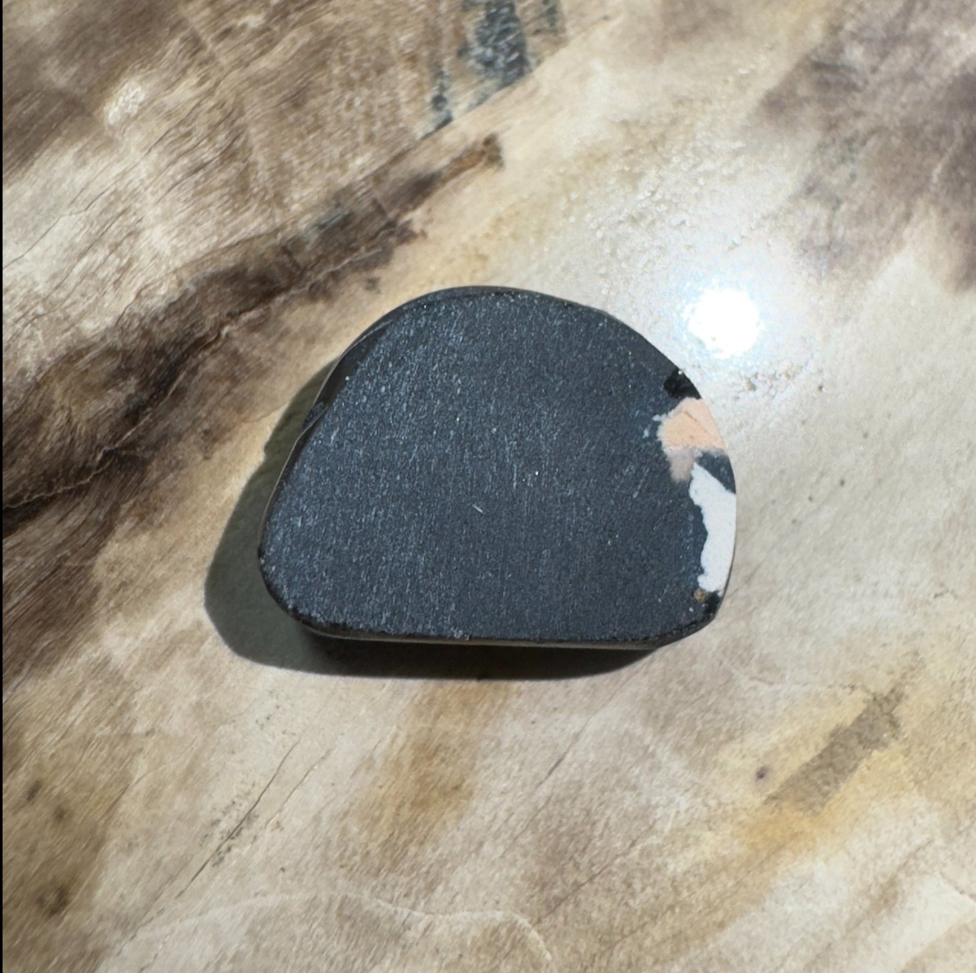 2.8ct Hand - cut Solid Lightning Ridge Semi Black Opal