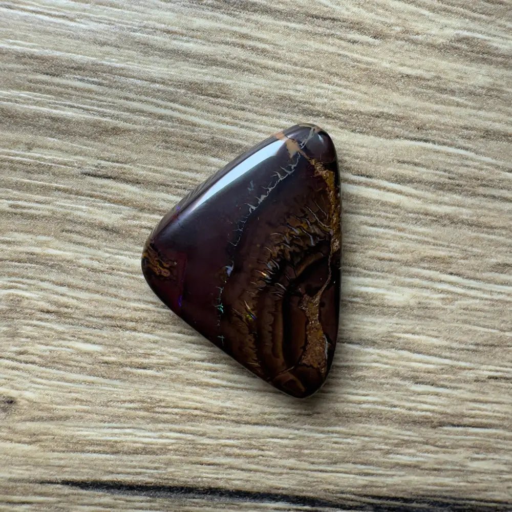 29.8ct Hand - cut Queensland Boulder Opal