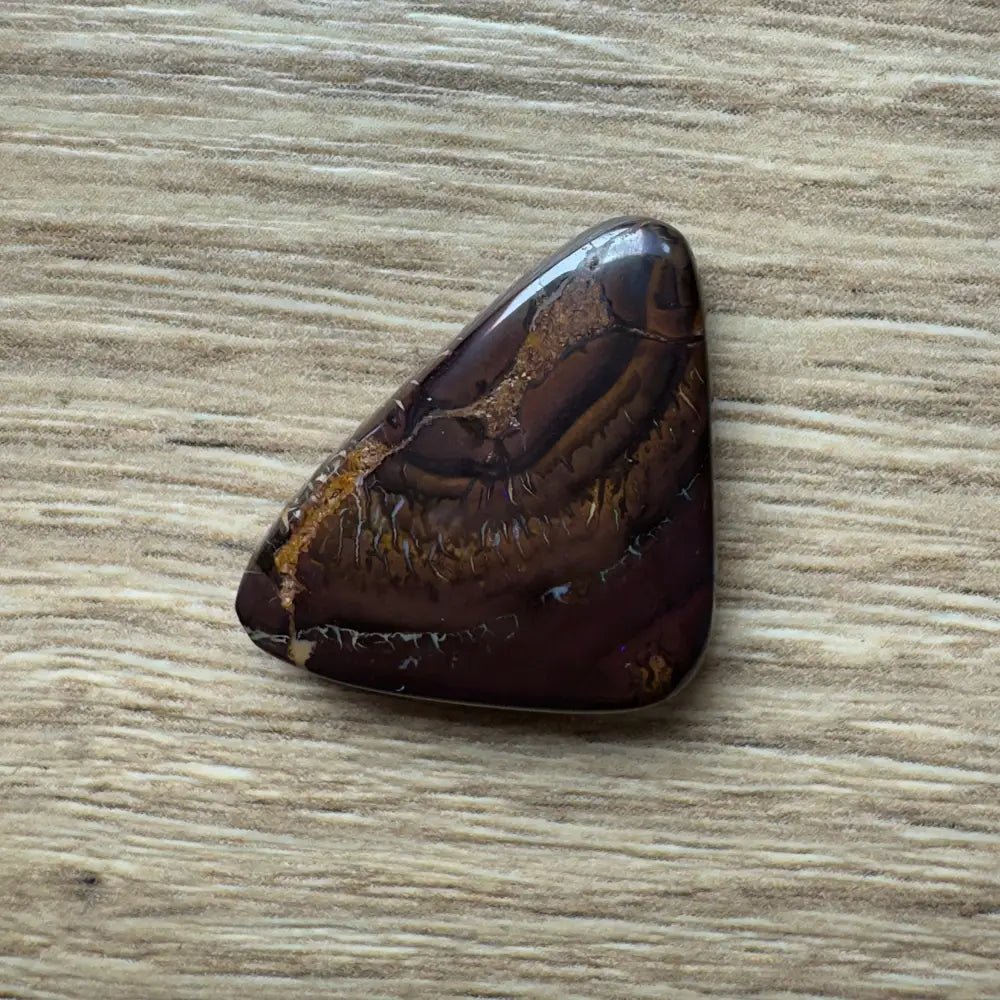 29.8ct Hand - cut Queensland Boulder Opal