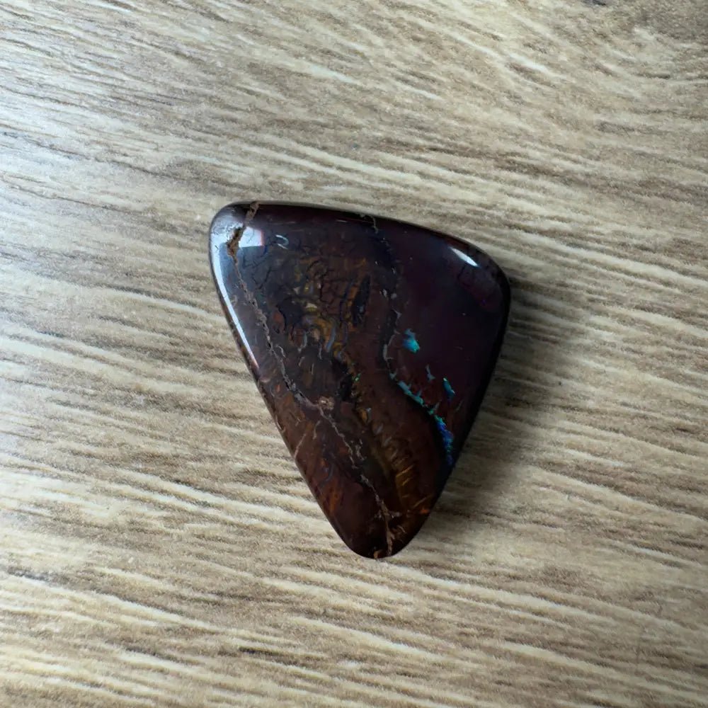 29.8ct Hand - cut Queensland Boulder Opal
