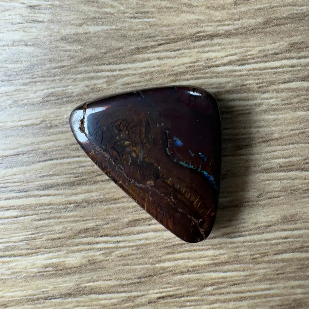 29.8ct Hand - cut Queensland Boulder Opal