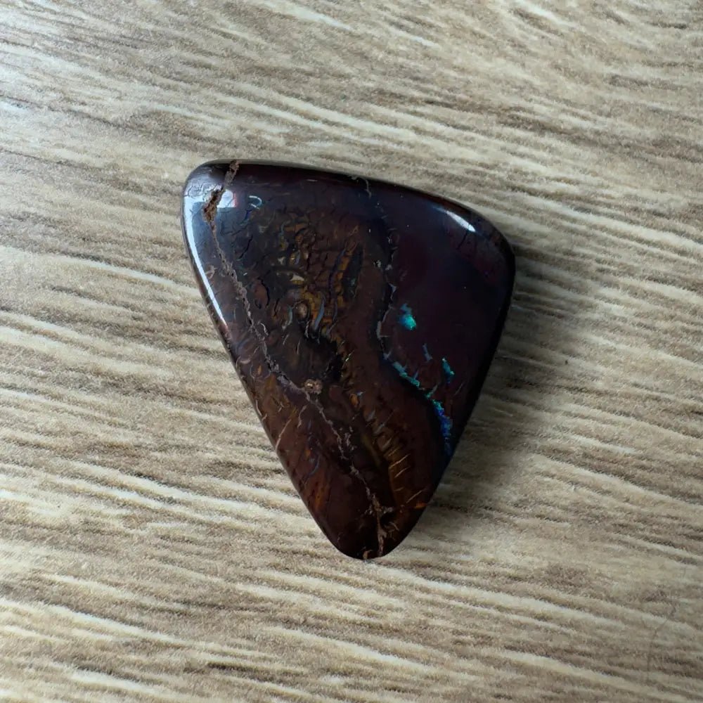 29.8ct Hand - cut Queensland Boulder Opal