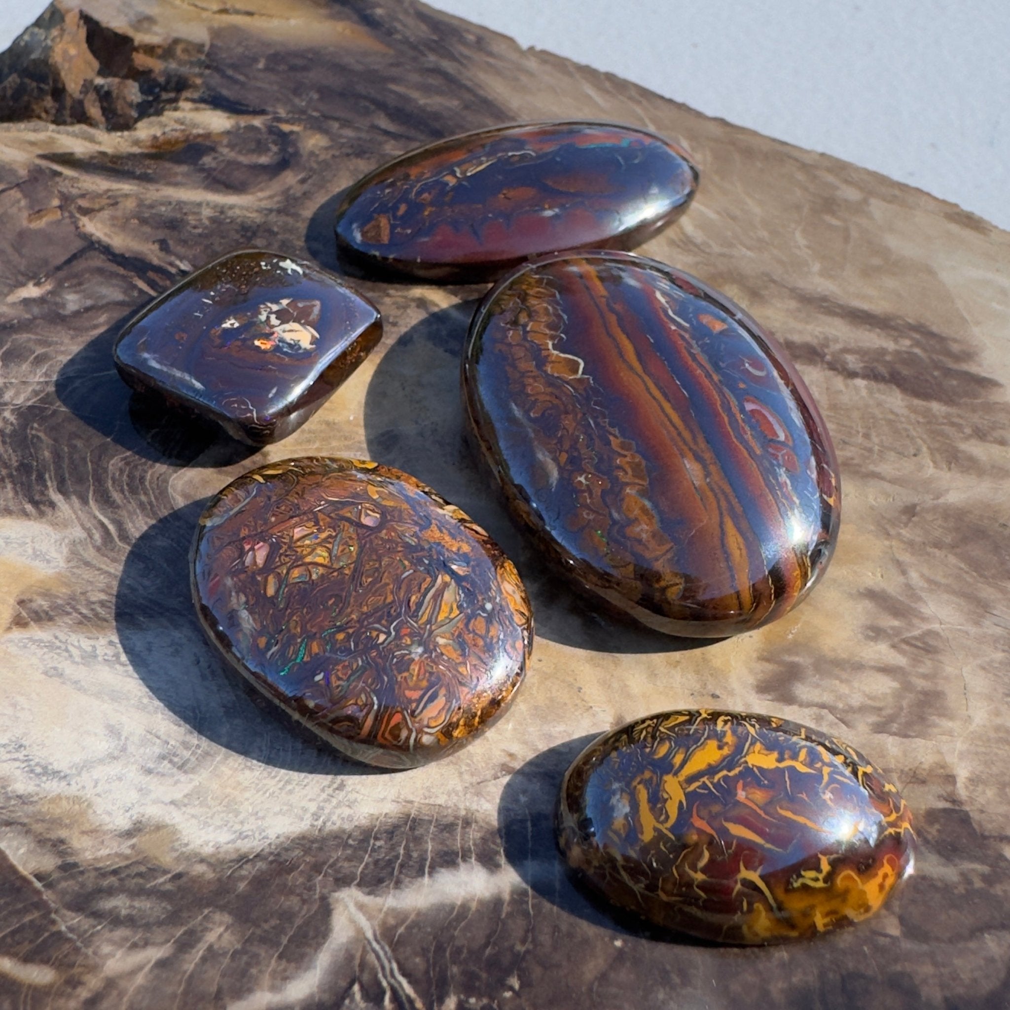 299ct Queensland Boulder Opal Parcel | Solid Australian Opal