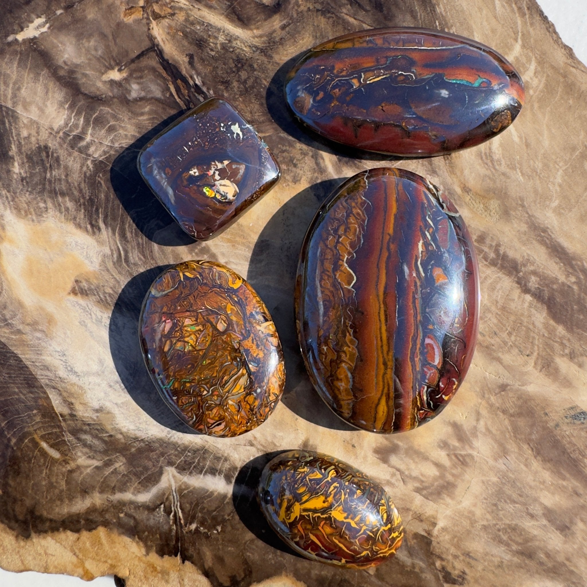 299ct Queensland Boulder Opal Parcel | Solid Australian Opal